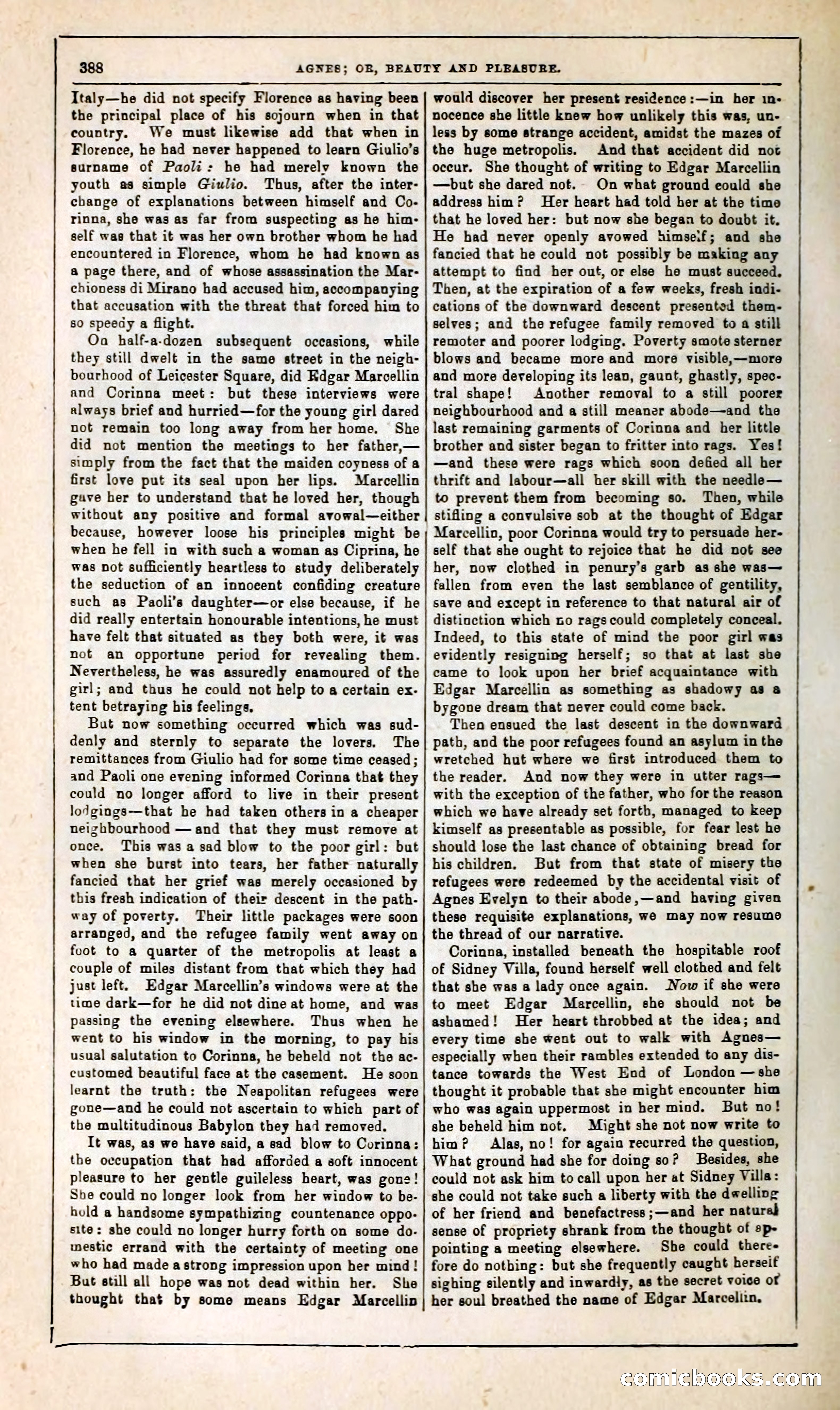 Agnes, or, Beauty and Pleasure — page 396 of 394