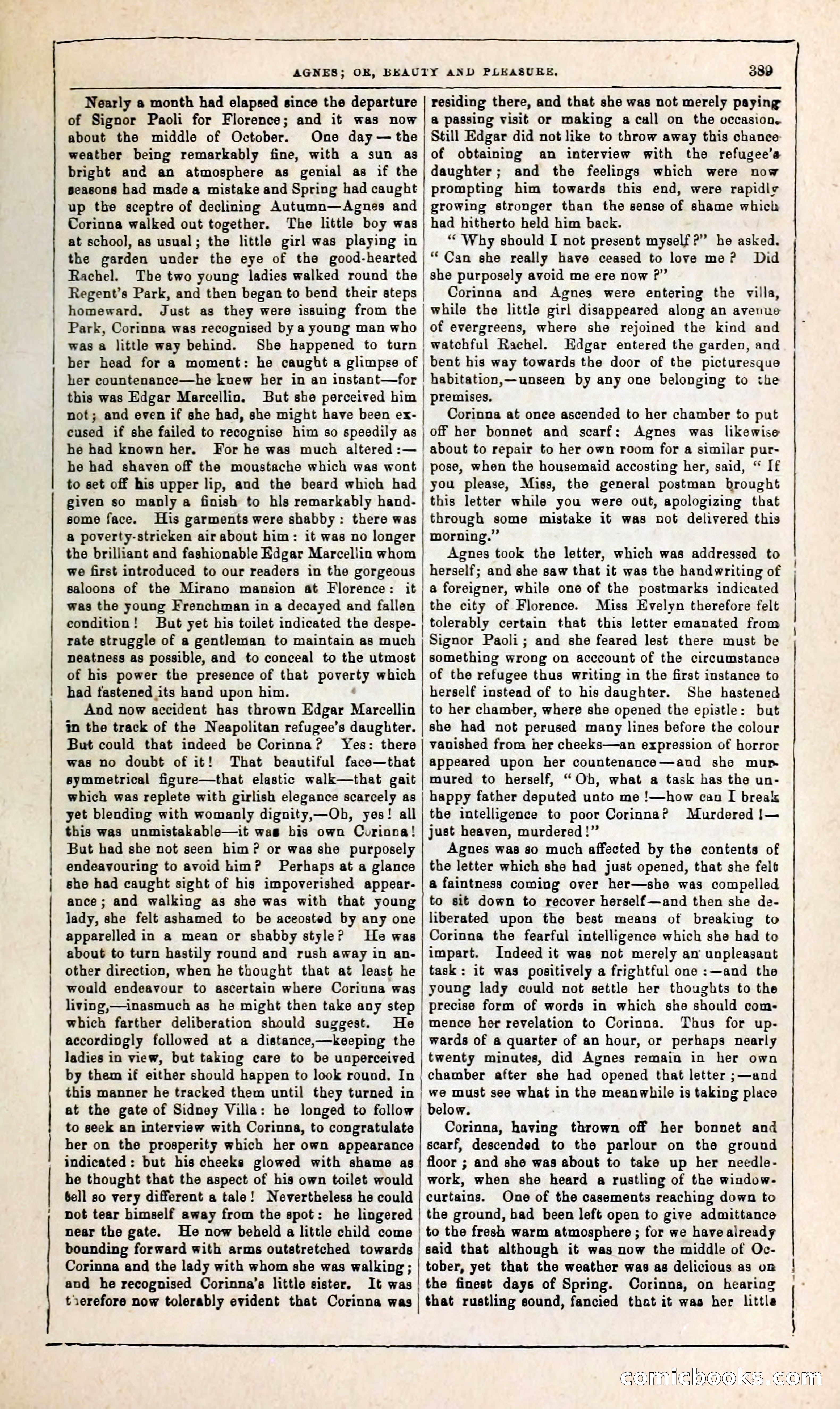 Agnes, or, Beauty and Pleasure — page 397 of 394