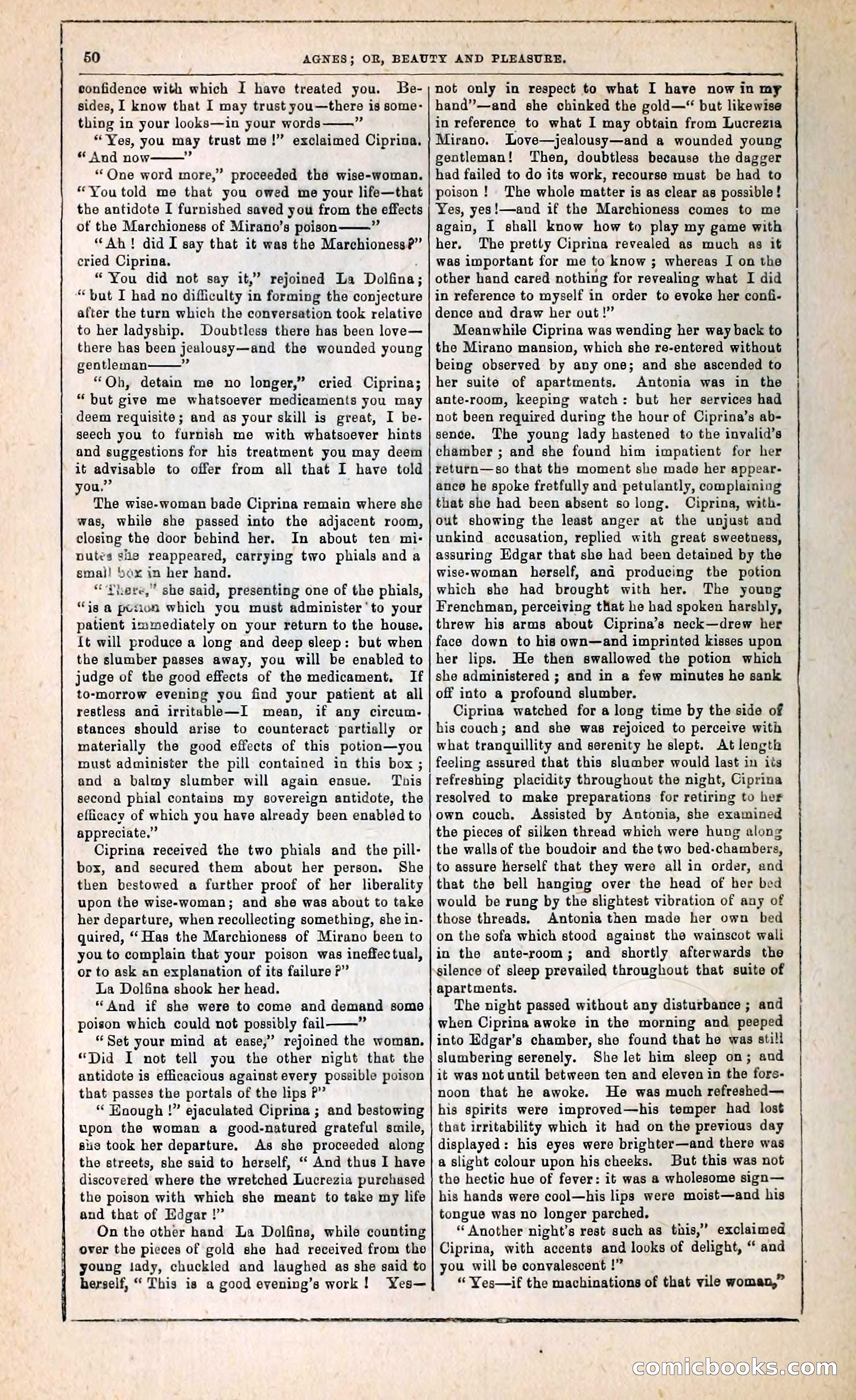 Agnes, or, Beauty and Pleasure — page 58 of 394