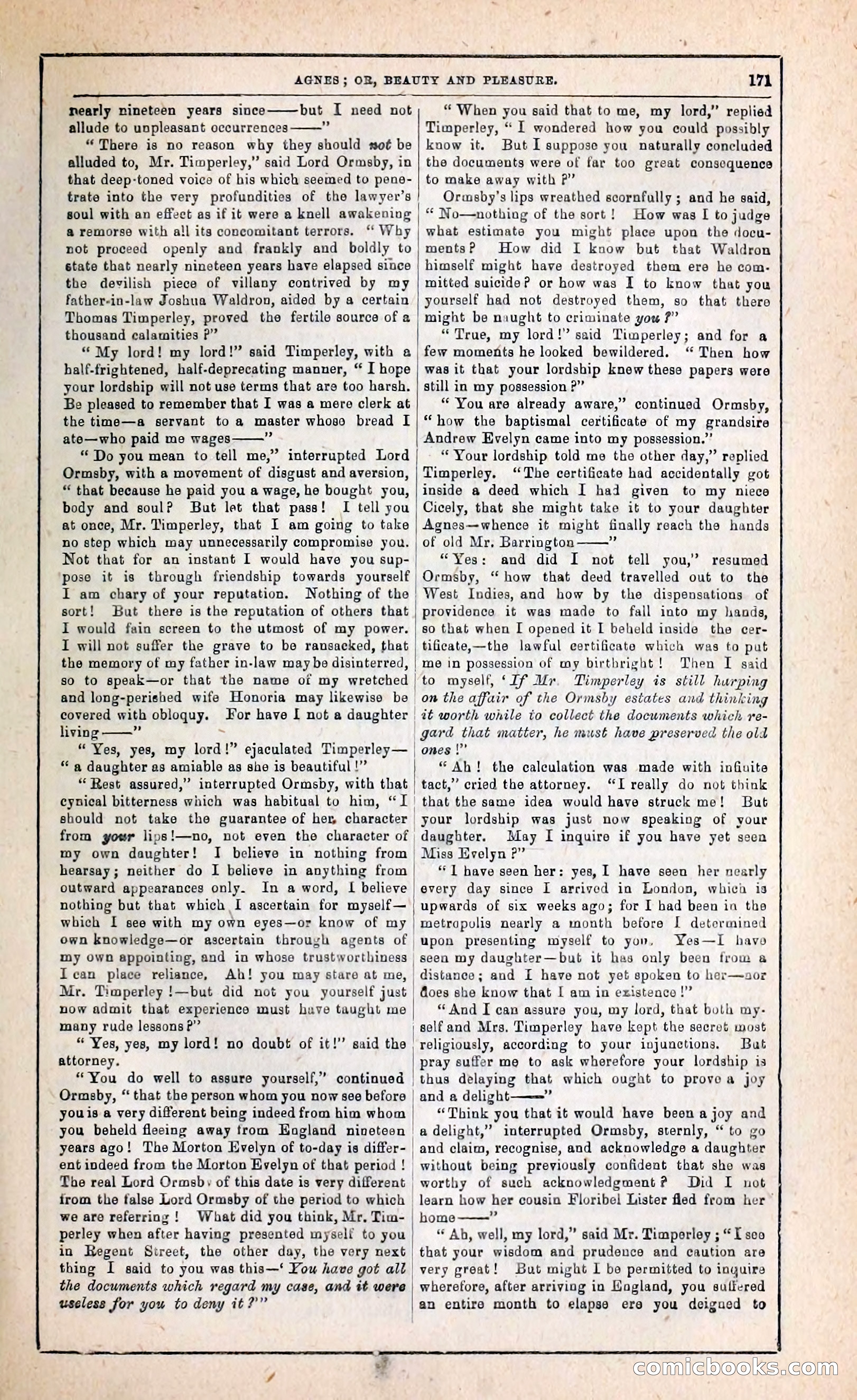 Agnes, or, Beauty and Pleasure — page 179 of 394