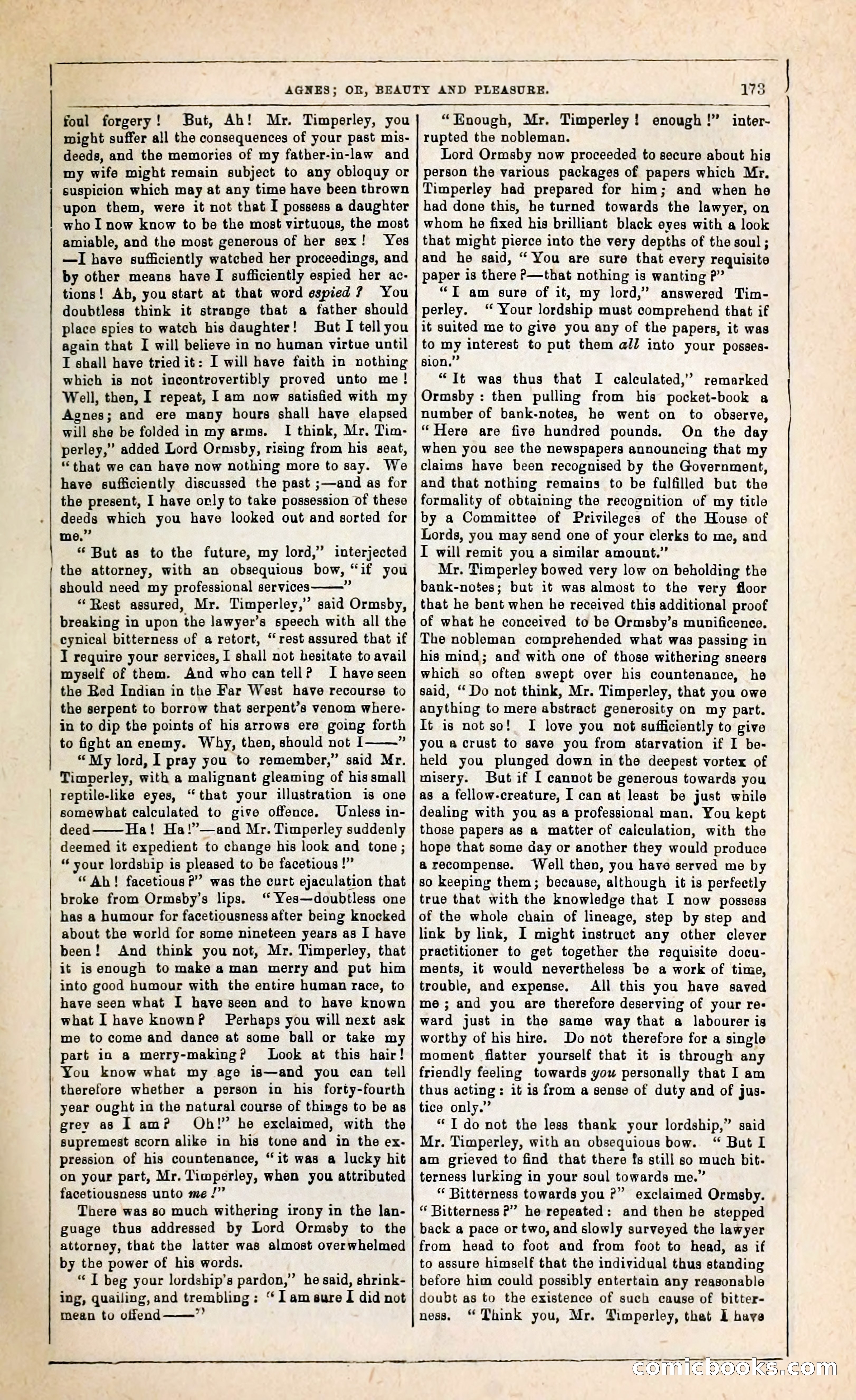 Agnes, or, Beauty and Pleasure — page 181 of 394