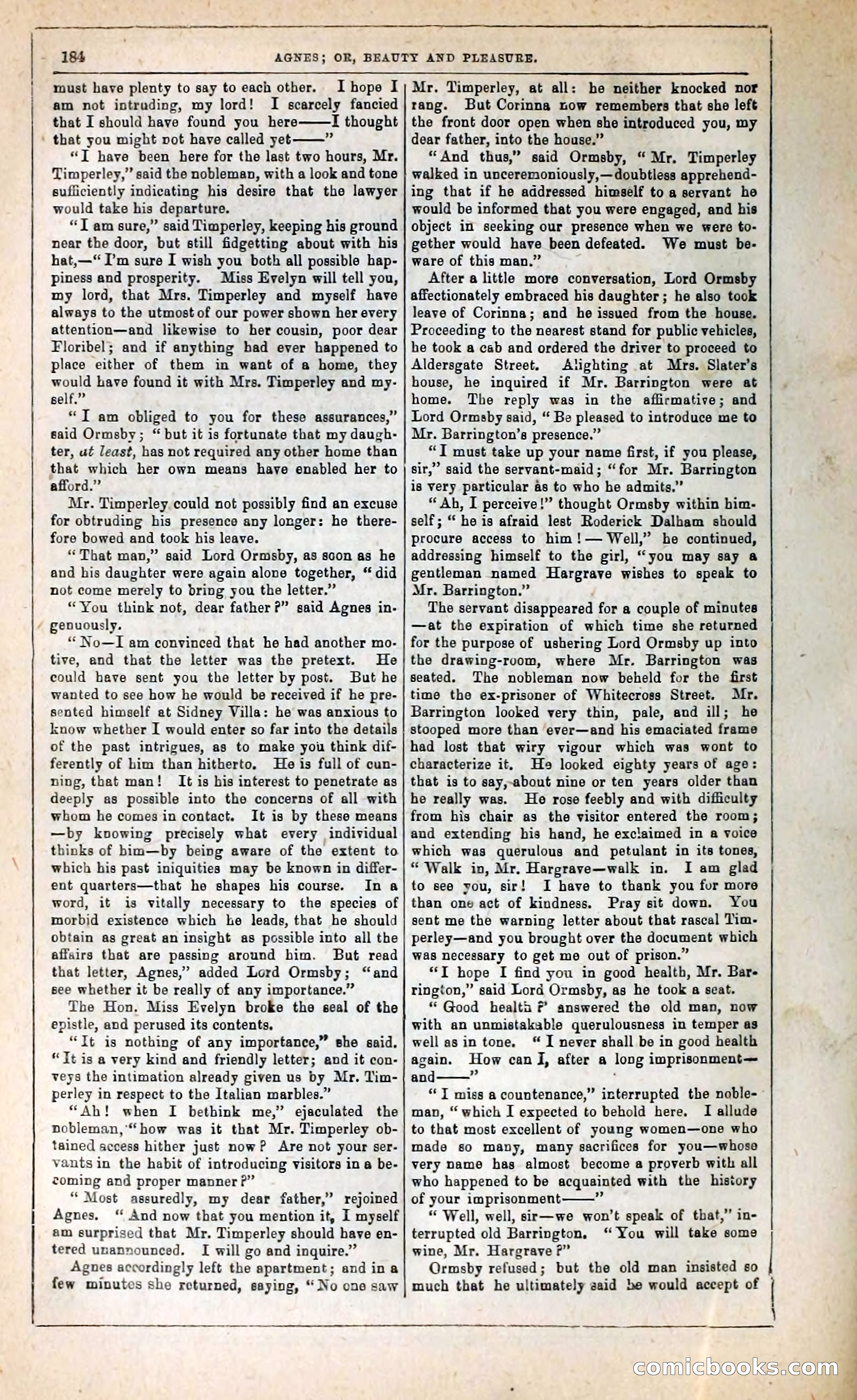Agnes, or, Beauty and Pleasure — page 192 of 394