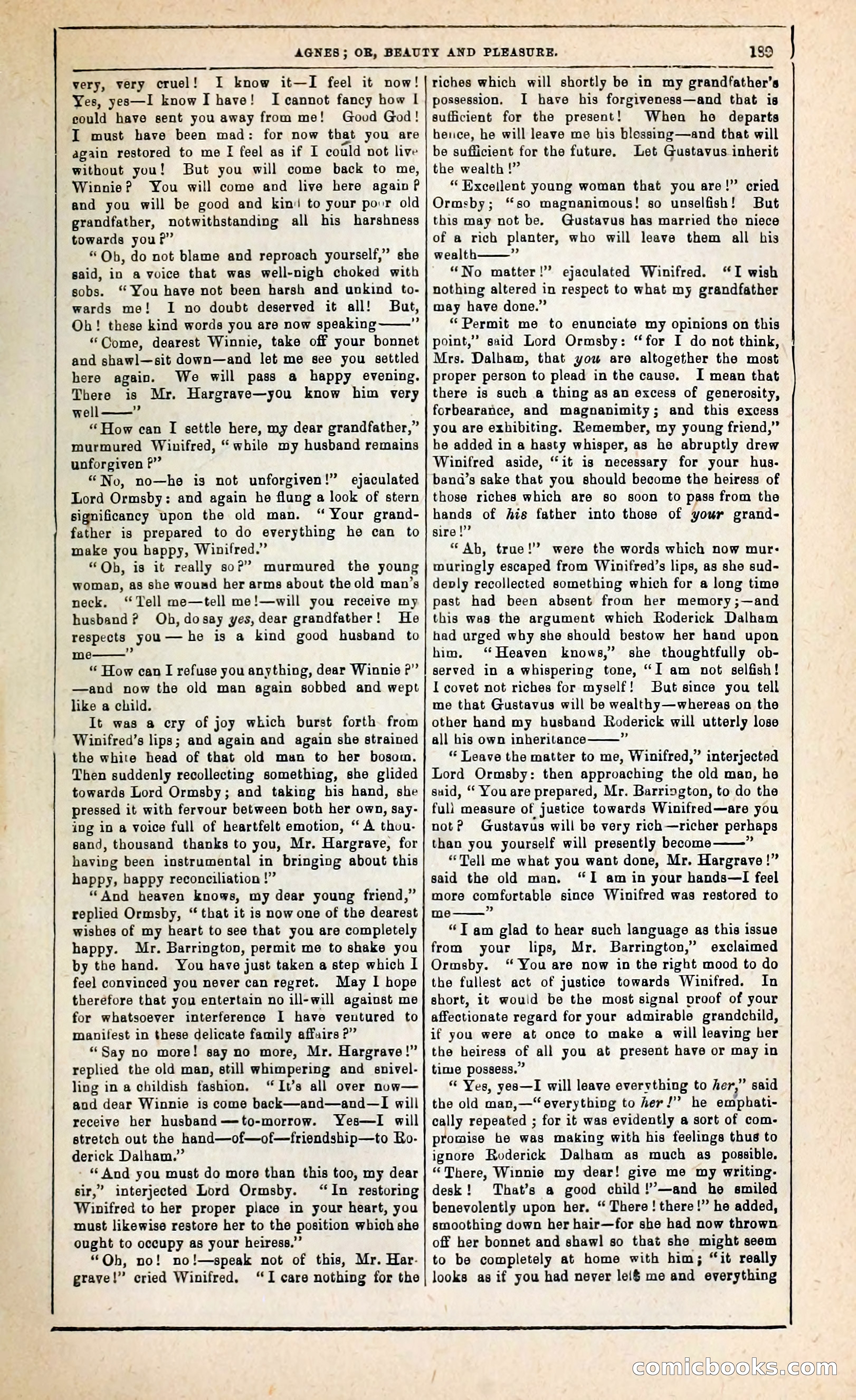 Agnes, or, Beauty and Pleasure — page 197 of 394