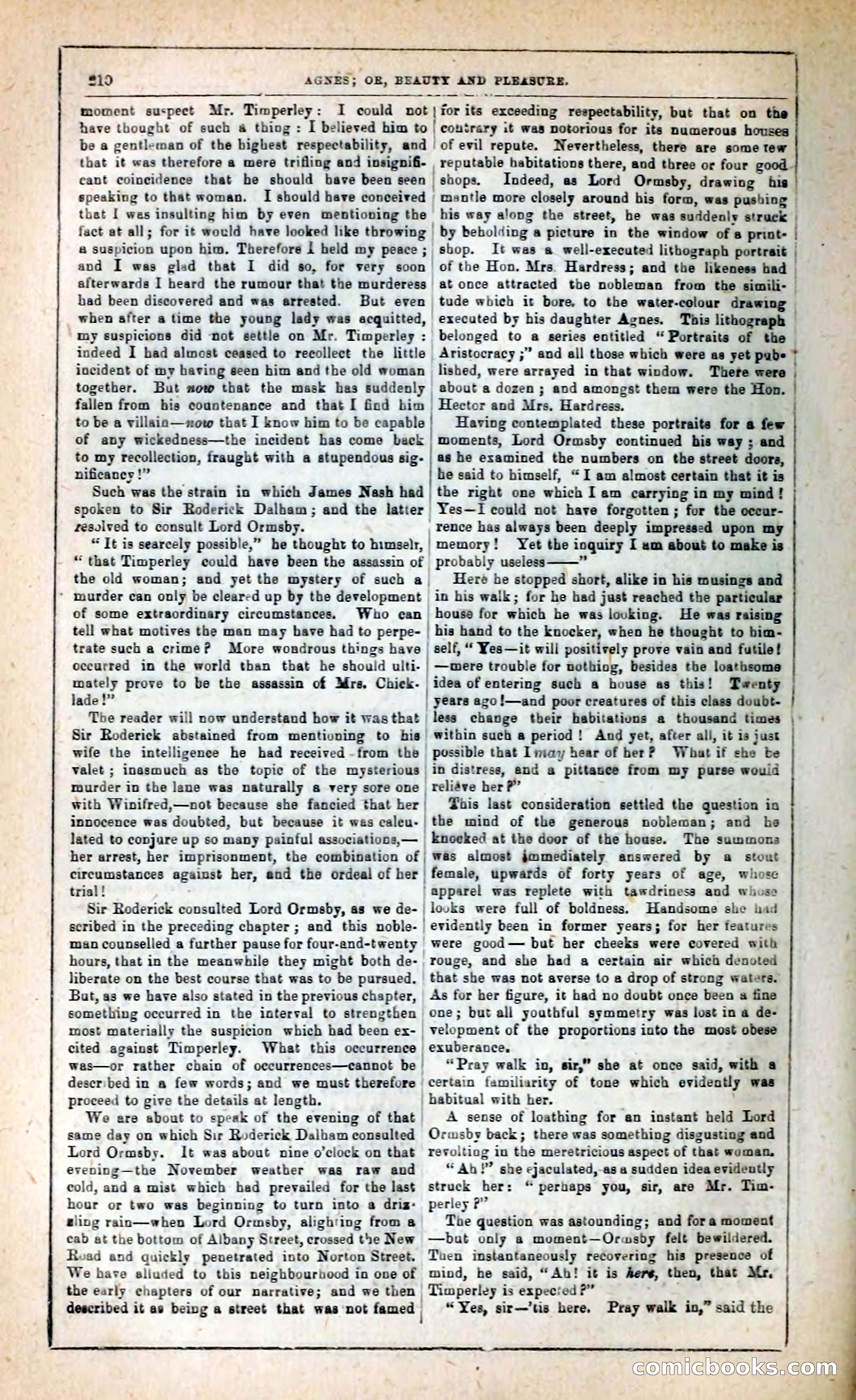 Agnes, or, Beauty and Pleasure — page 218 of 394