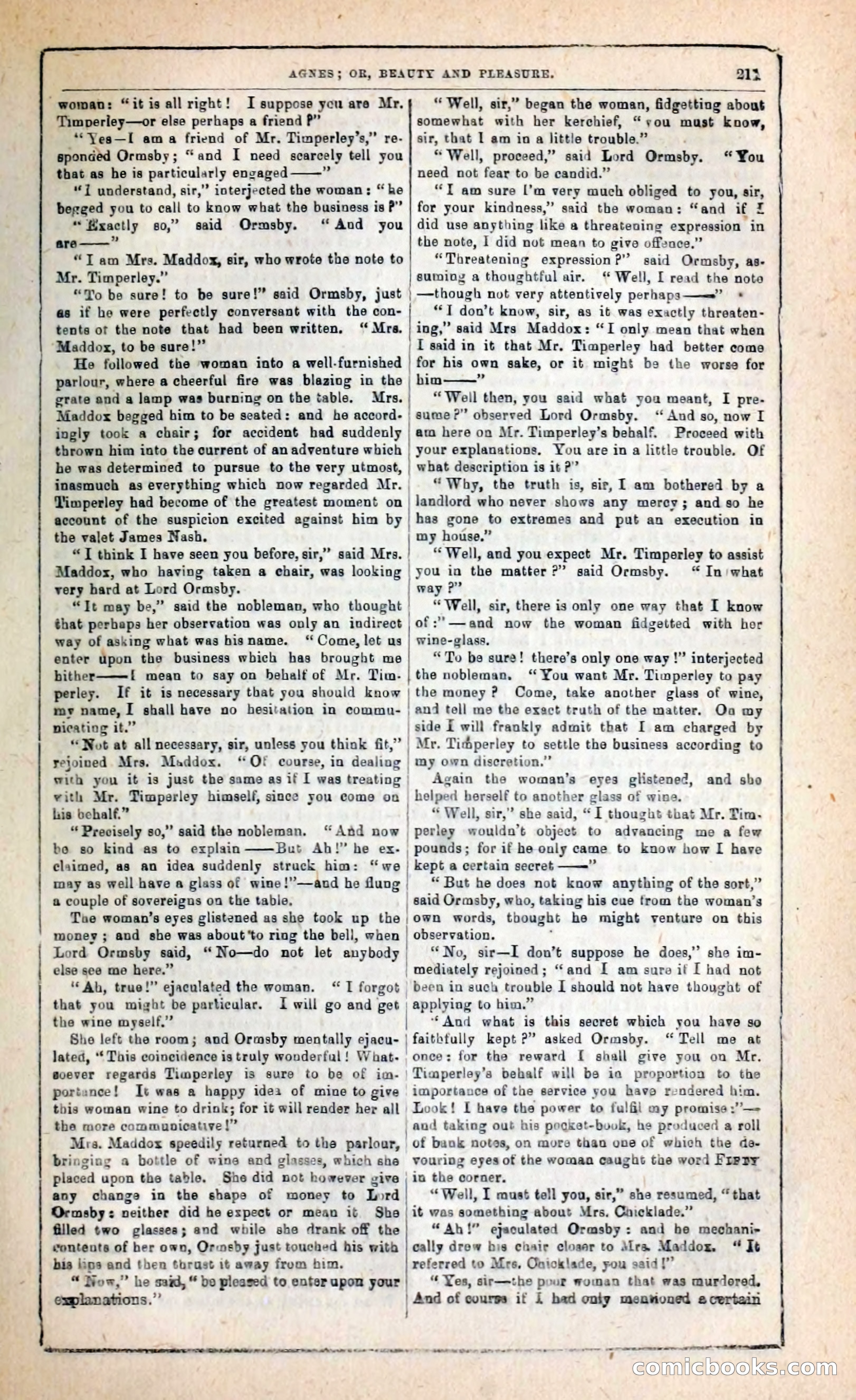 Agnes, or, Beauty and Pleasure — page 219 of 394