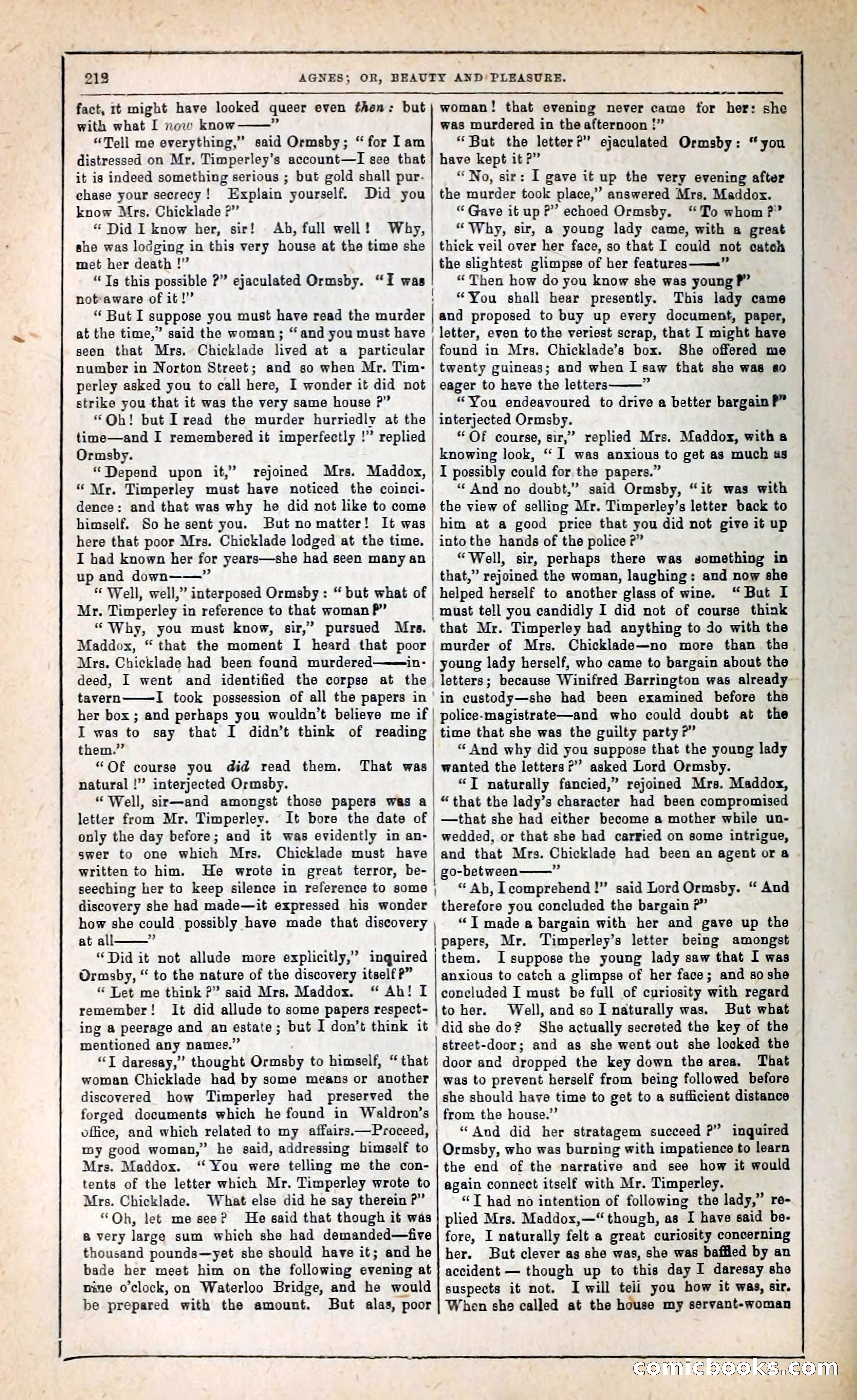 Agnes, or, Beauty and Pleasure — page 220 of 394