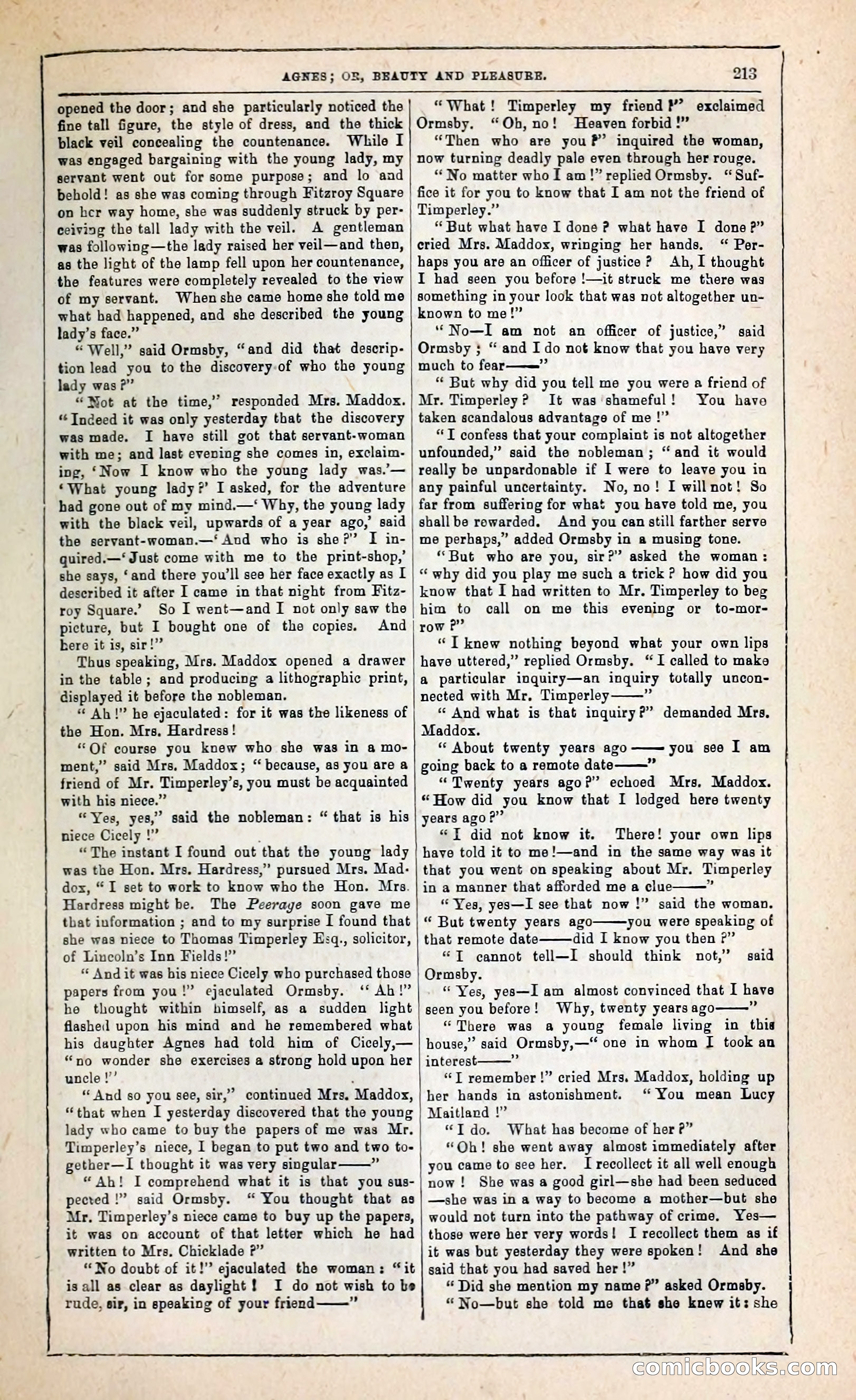 Agnes, or, Beauty and Pleasure — page 221 of 394