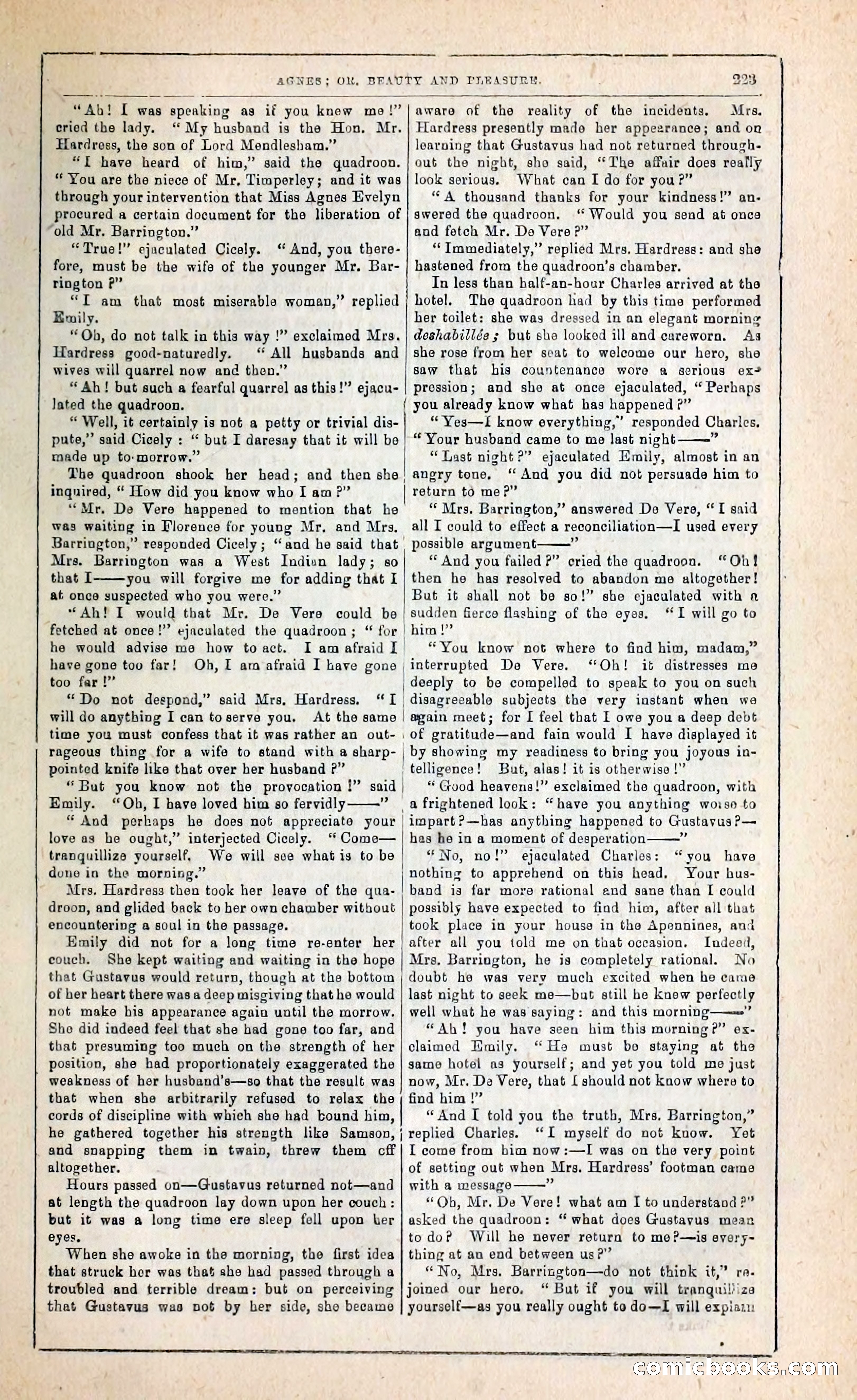 Agnes, or, Beauty and Pleasure — page 231 of 394