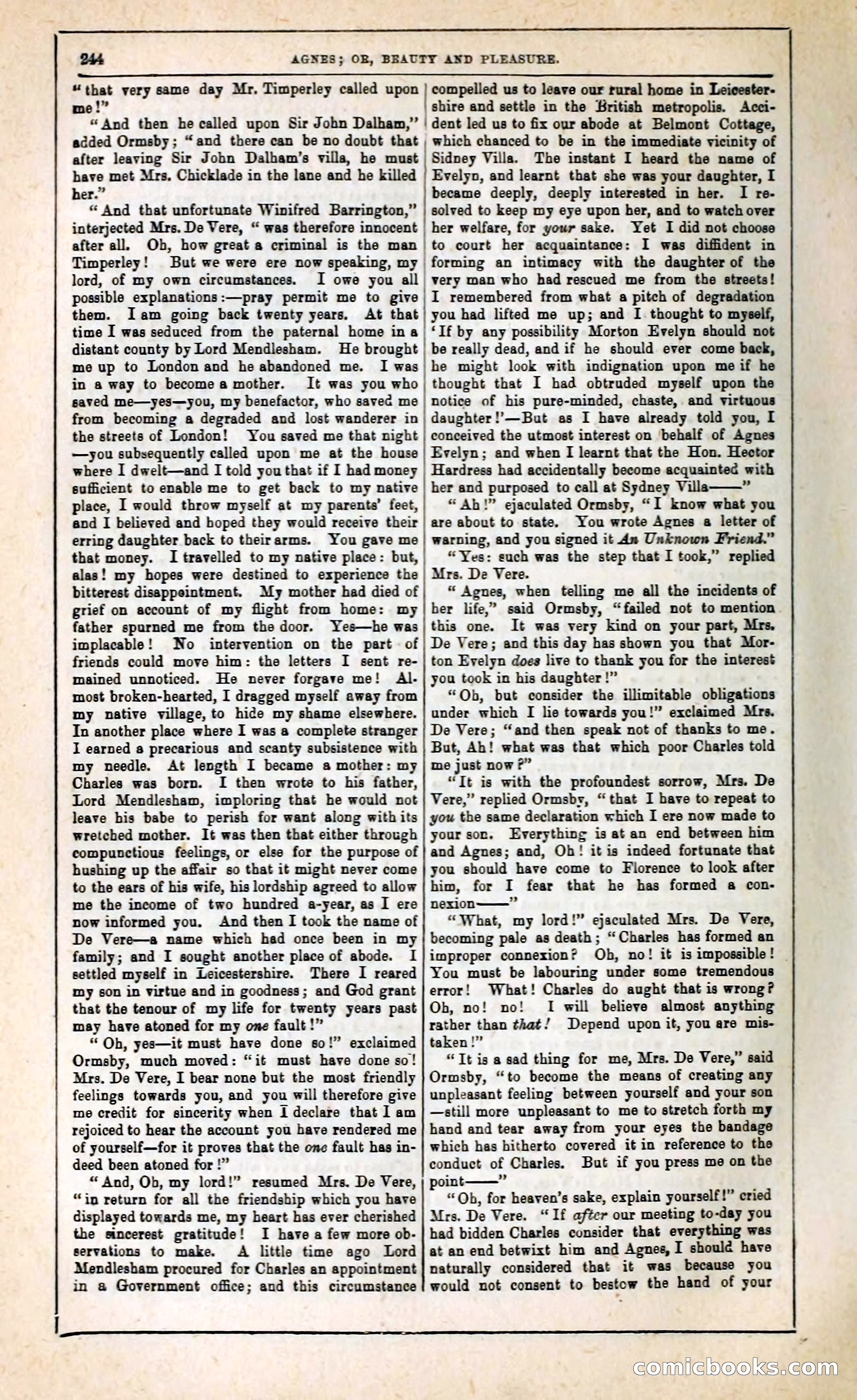 Agnes, or, Beauty and Pleasure — page 252 of 394
