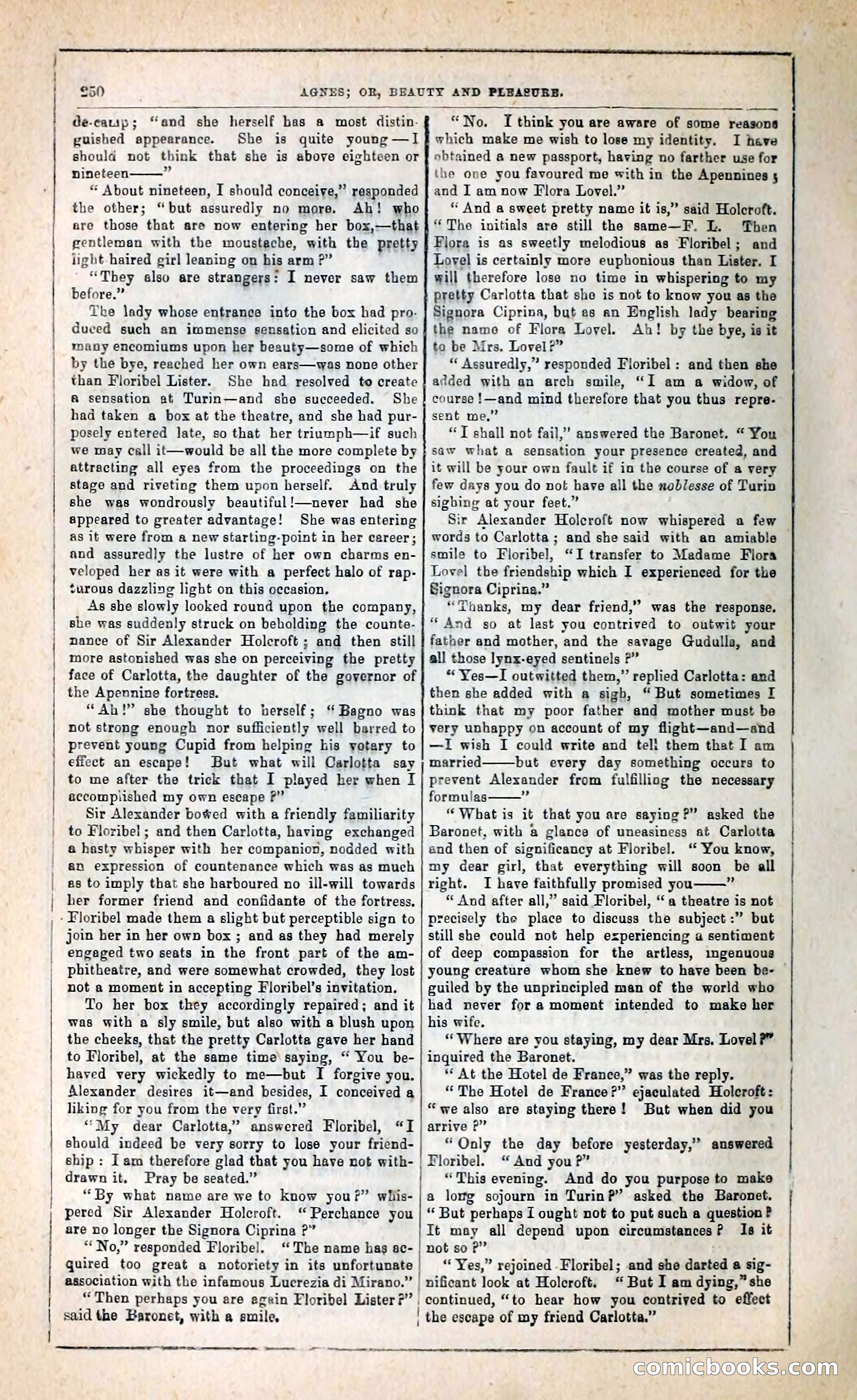 Agnes, or, Beauty and Pleasure — page 258 of 394