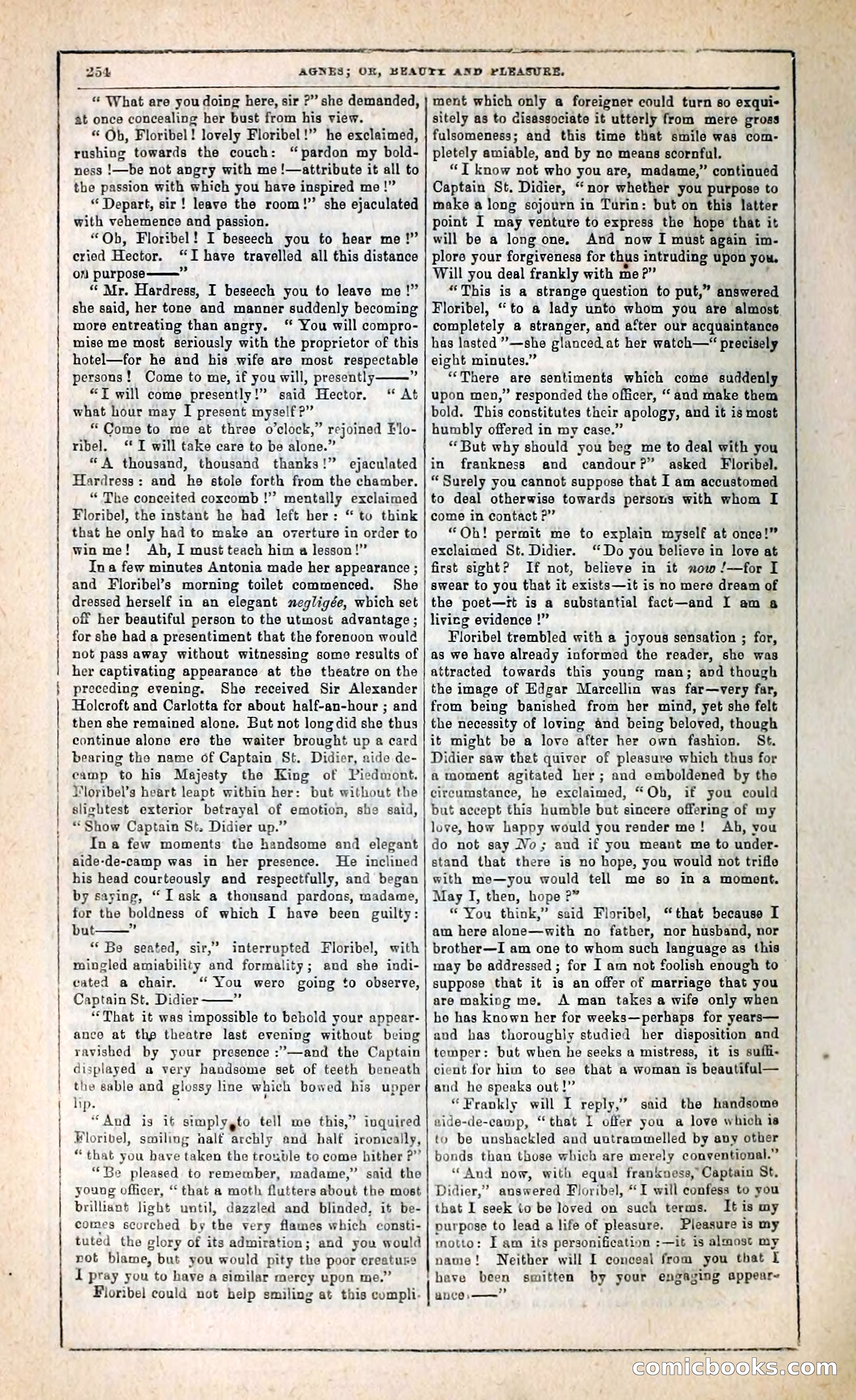 Agnes, or, Beauty and Pleasure — page 262 of 394