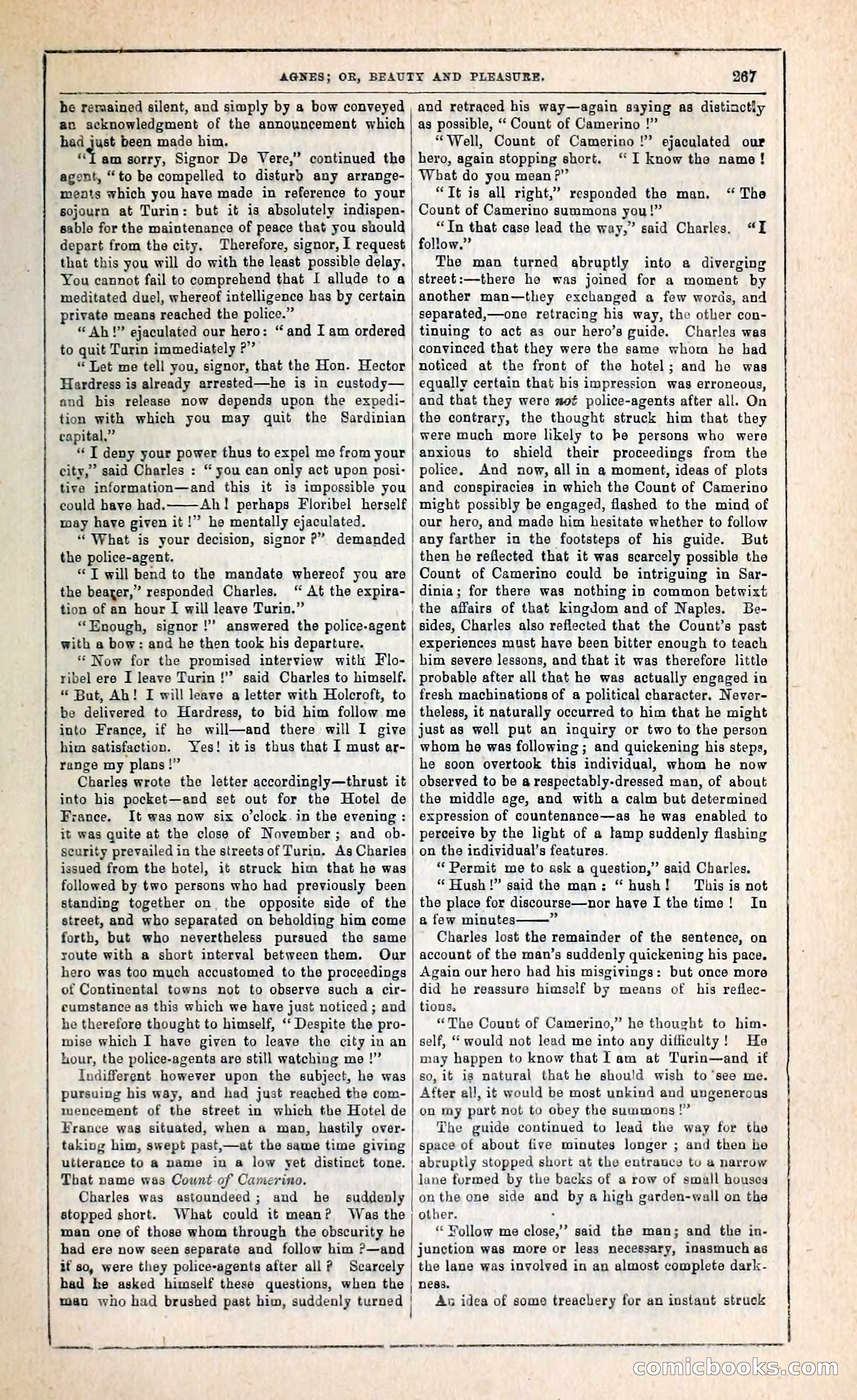 Agnes, or, Beauty and Pleasure — page 275 of 394