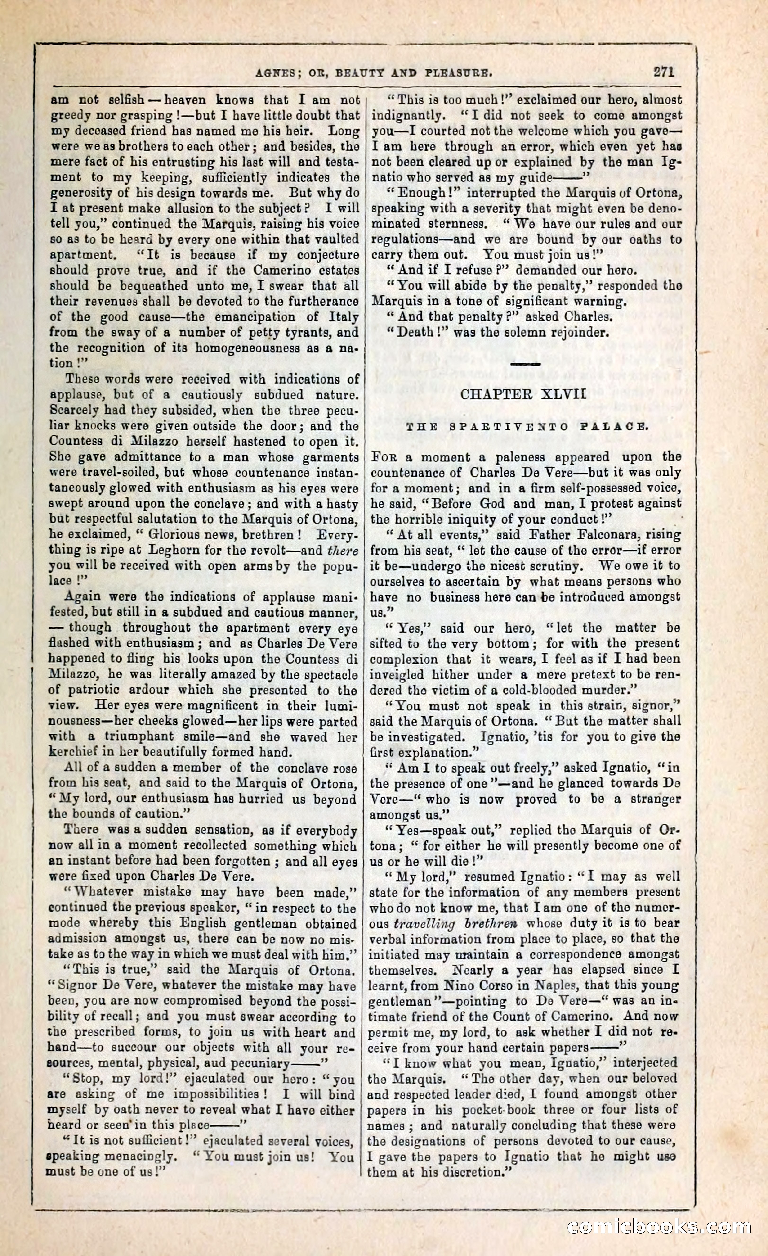 Agnes, or, Beauty and Pleasure — page 279 of 394