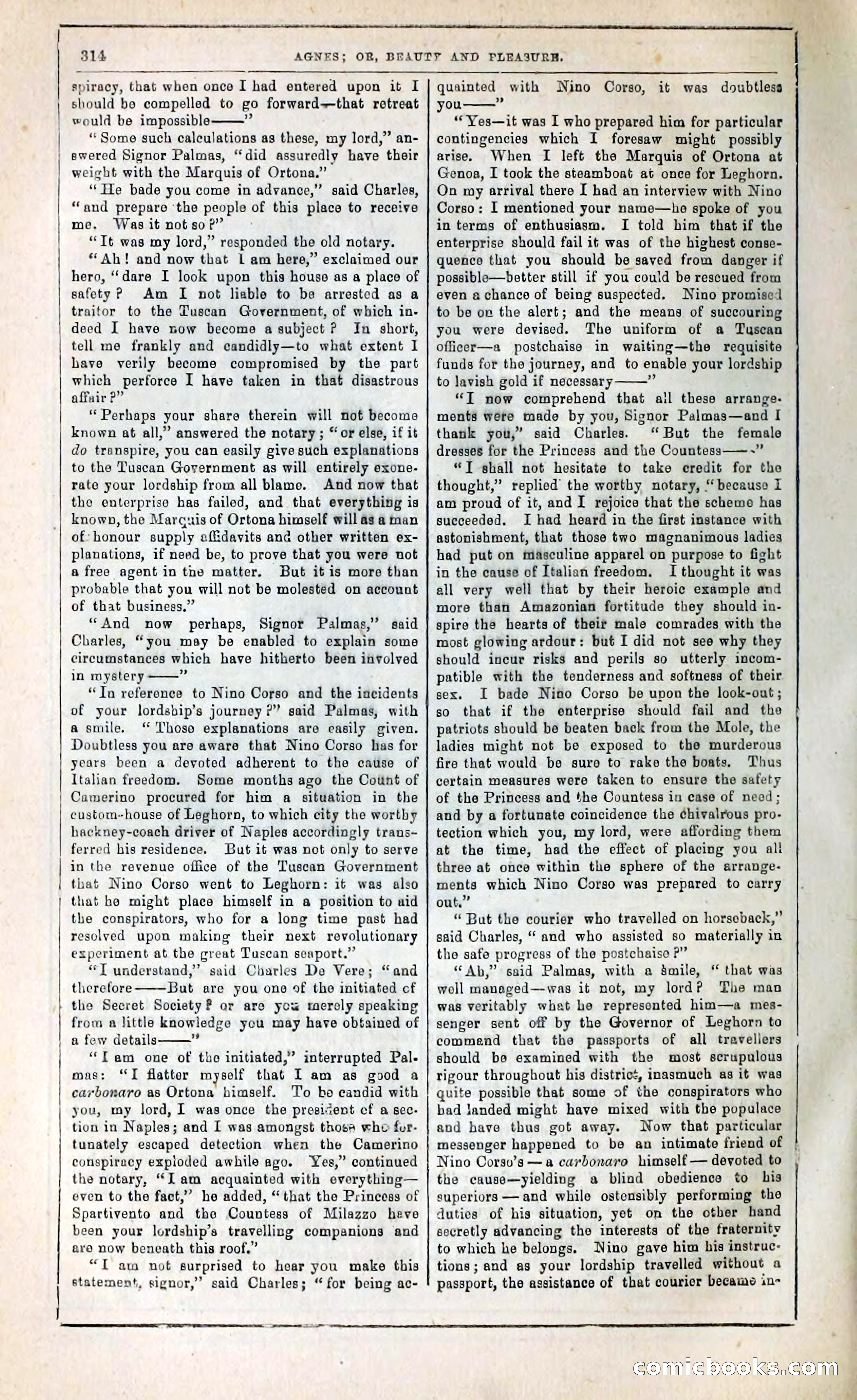 Agnes, or, Beauty and Pleasure — page 322 of 394
