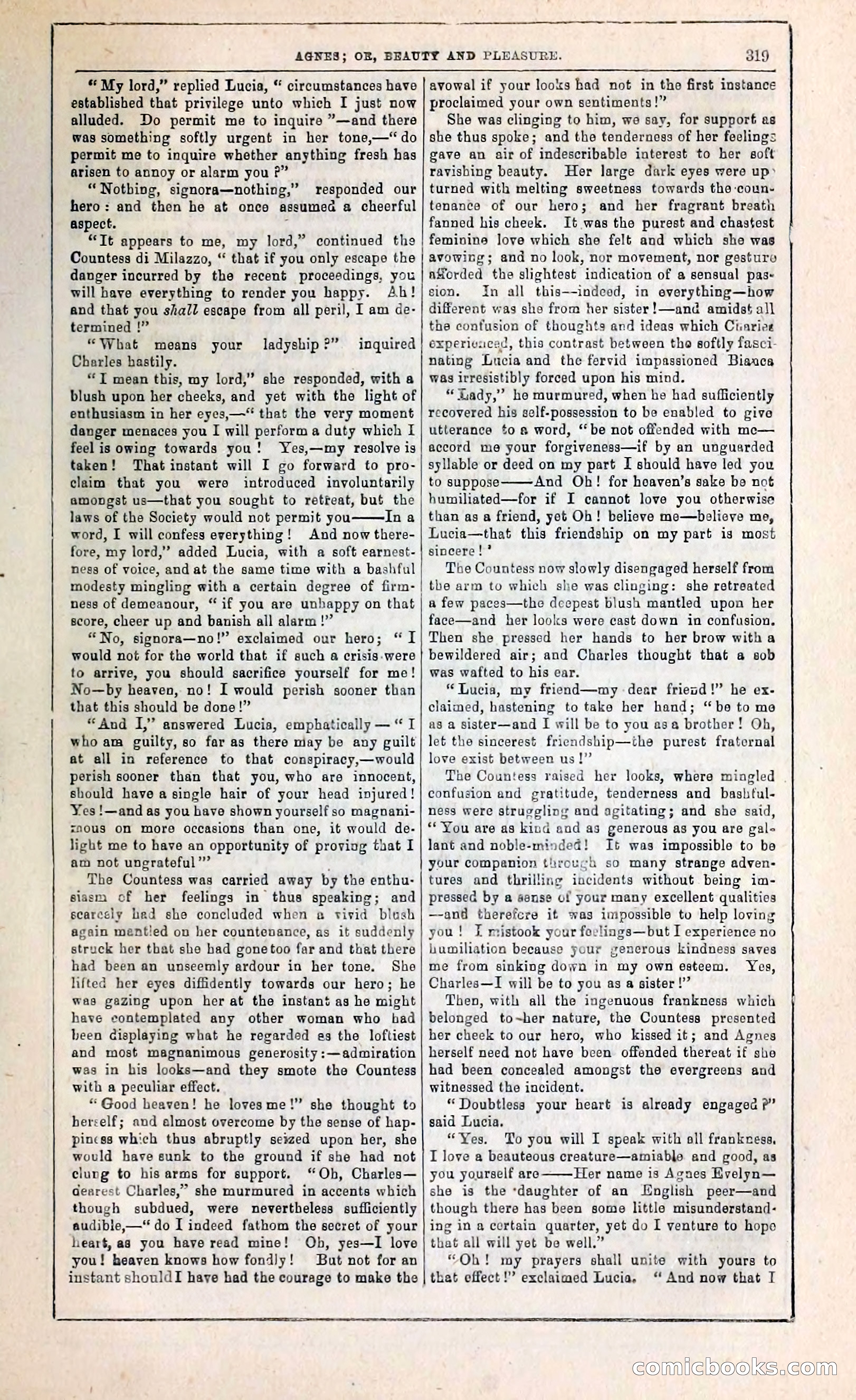 Agnes, or, Beauty and Pleasure — page 327 of 394