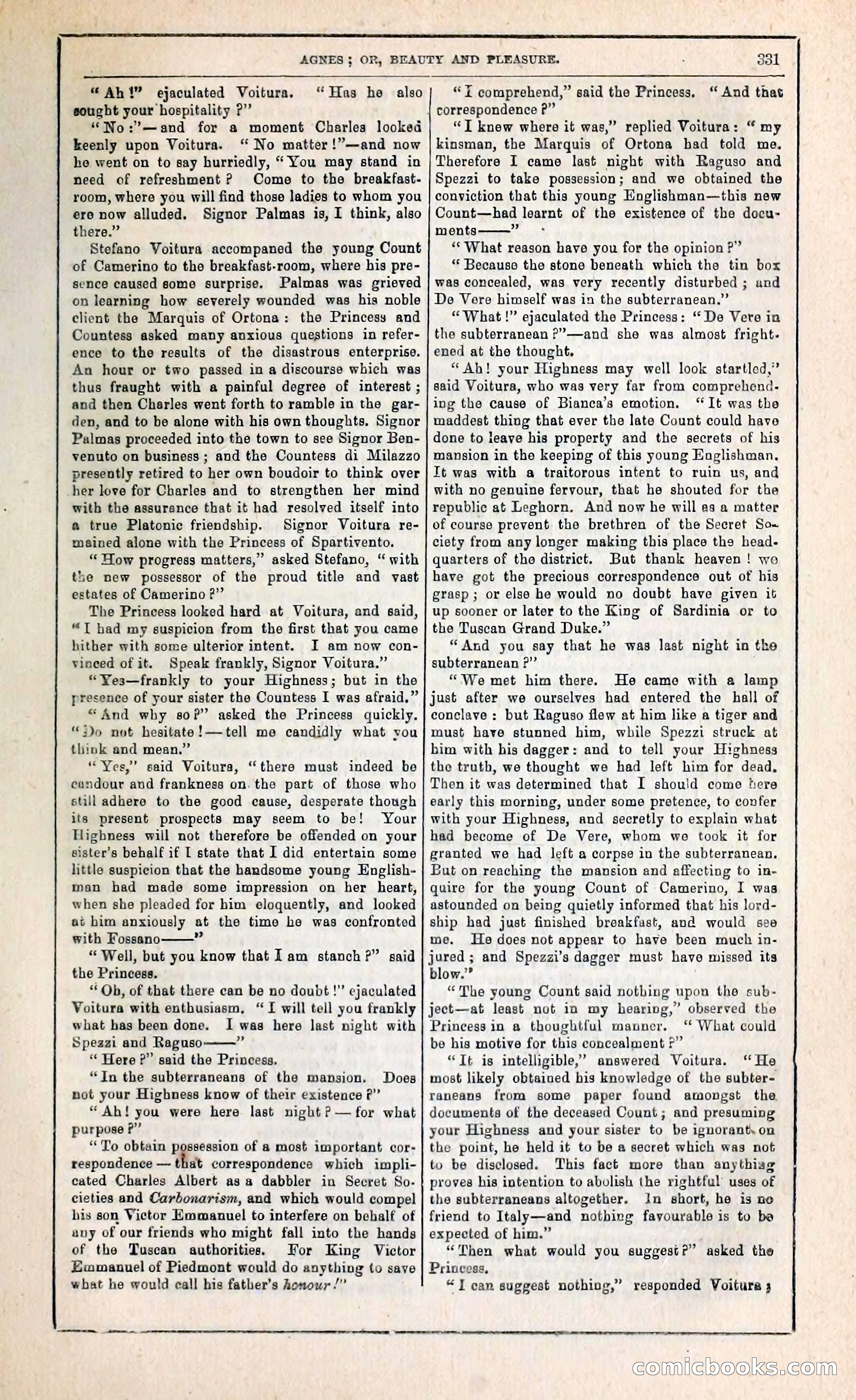 Agnes, or, Beauty and Pleasure — page 339 of 394