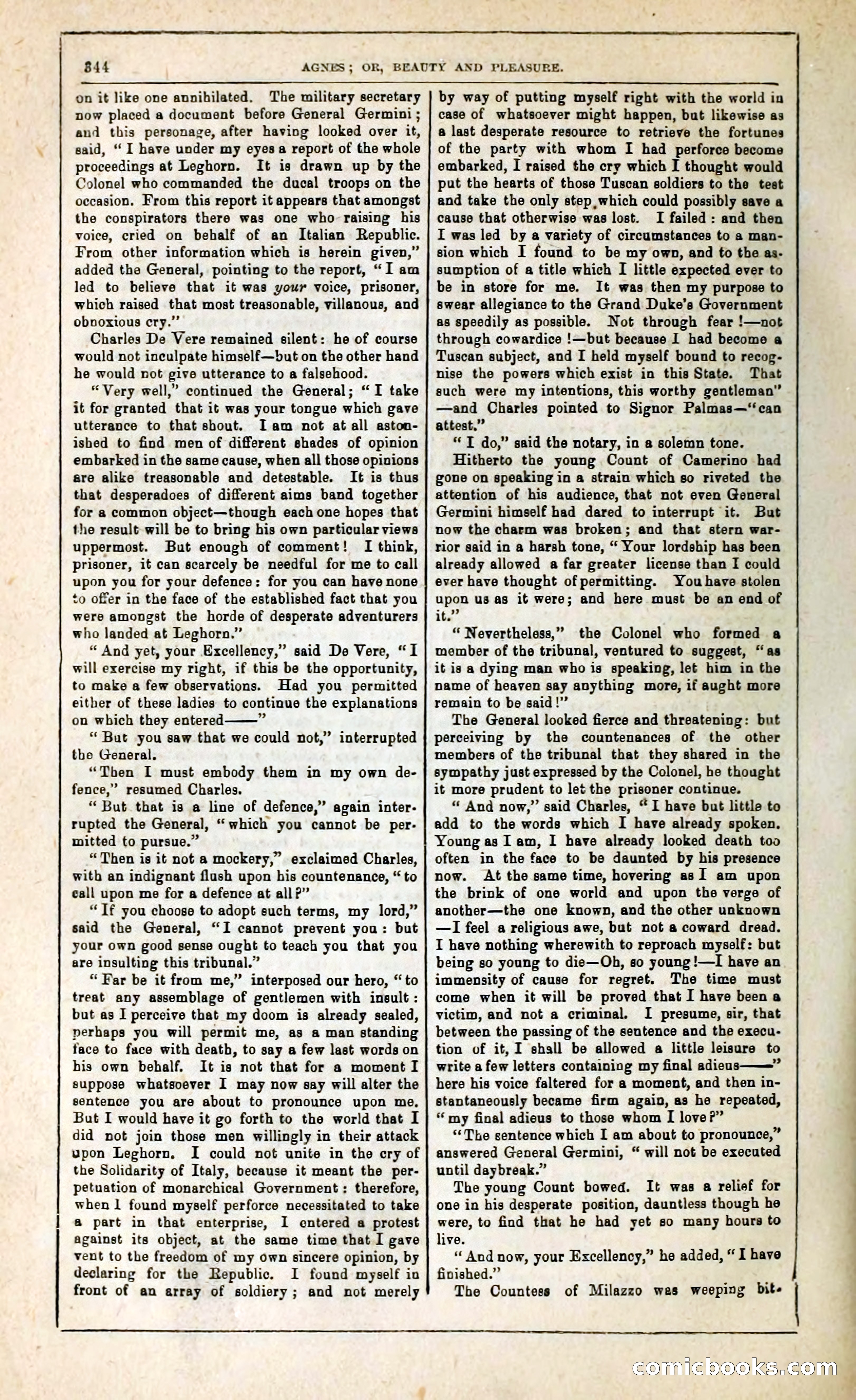 Agnes, or, Beauty and Pleasure — page 352 of 394