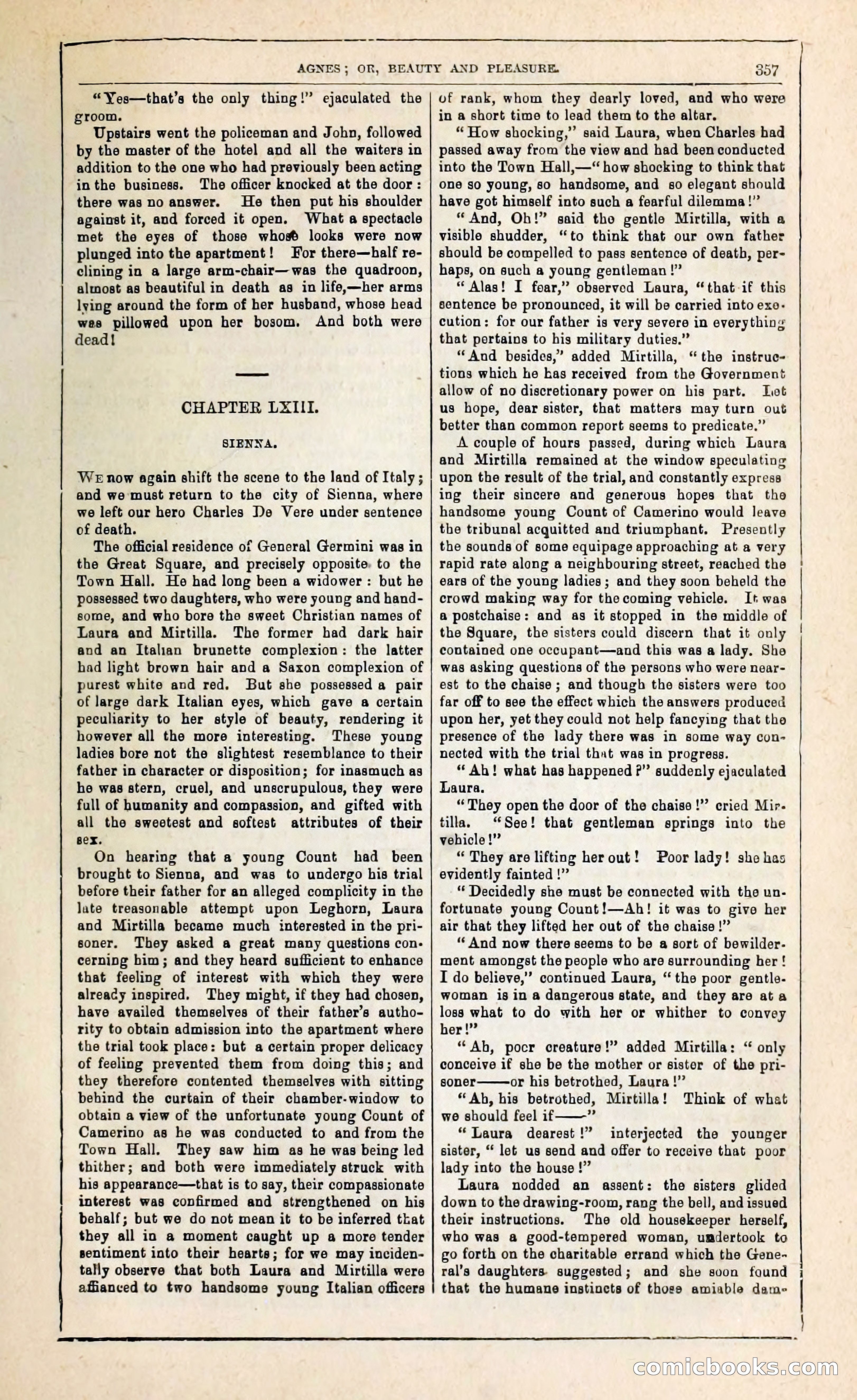 Agnes, or, Beauty and Pleasure — page 365 of 394