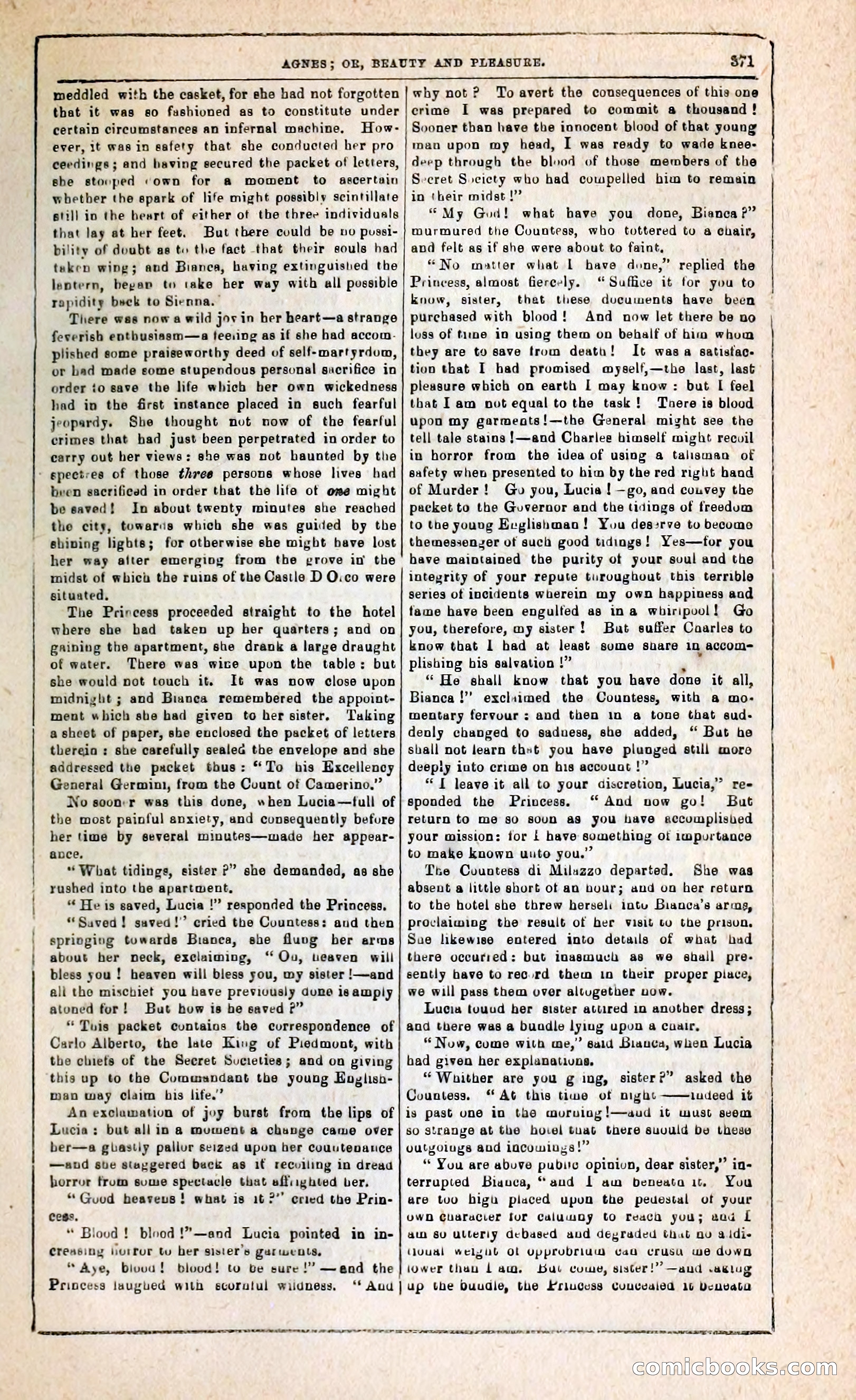Agnes, or, Beauty and Pleasure — page 379 of 394