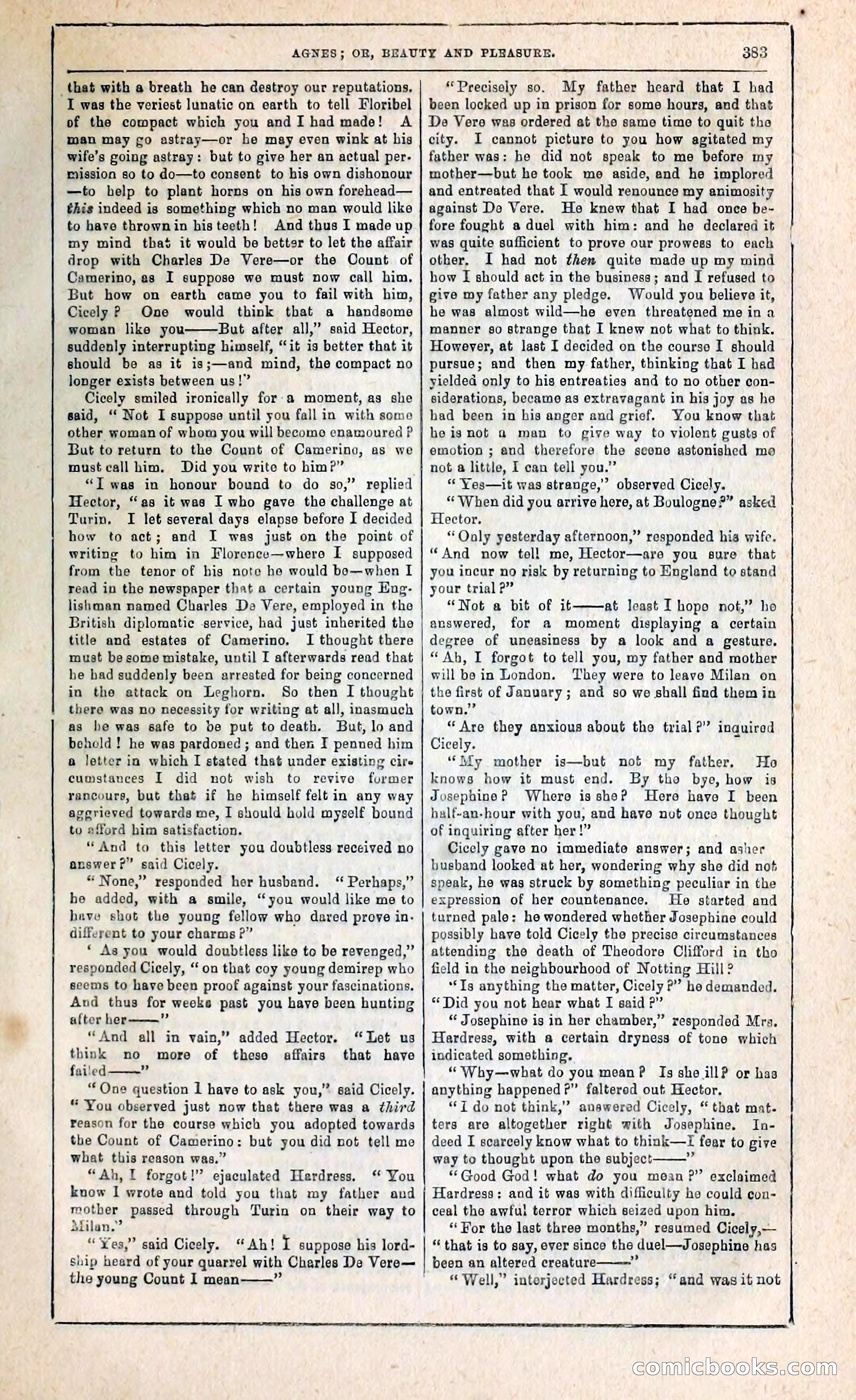 Agnes, or, Beauty and Pleasure — page 391 of 394