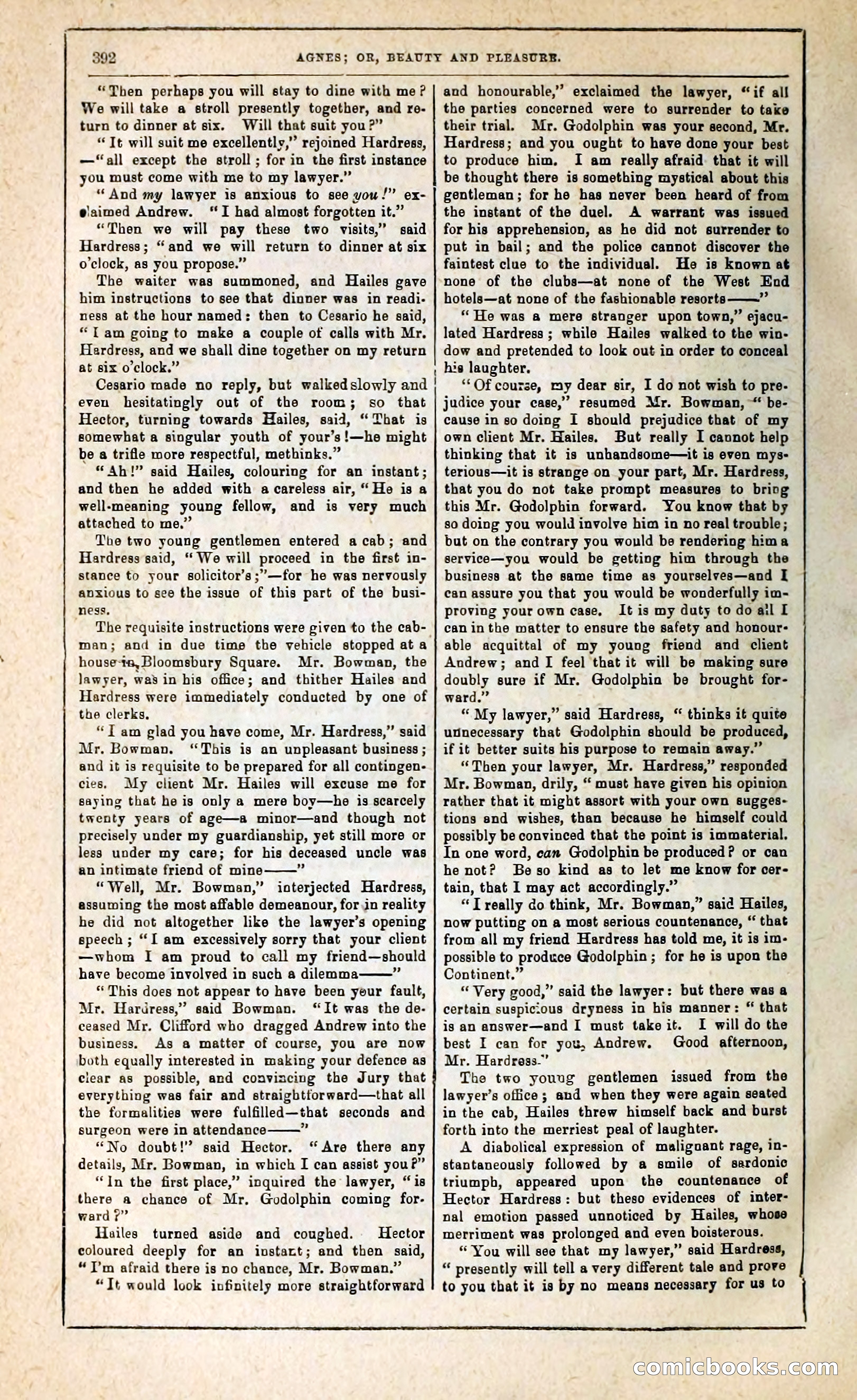 Agnes, or, Beauty and Pleasure — page 400 of 394