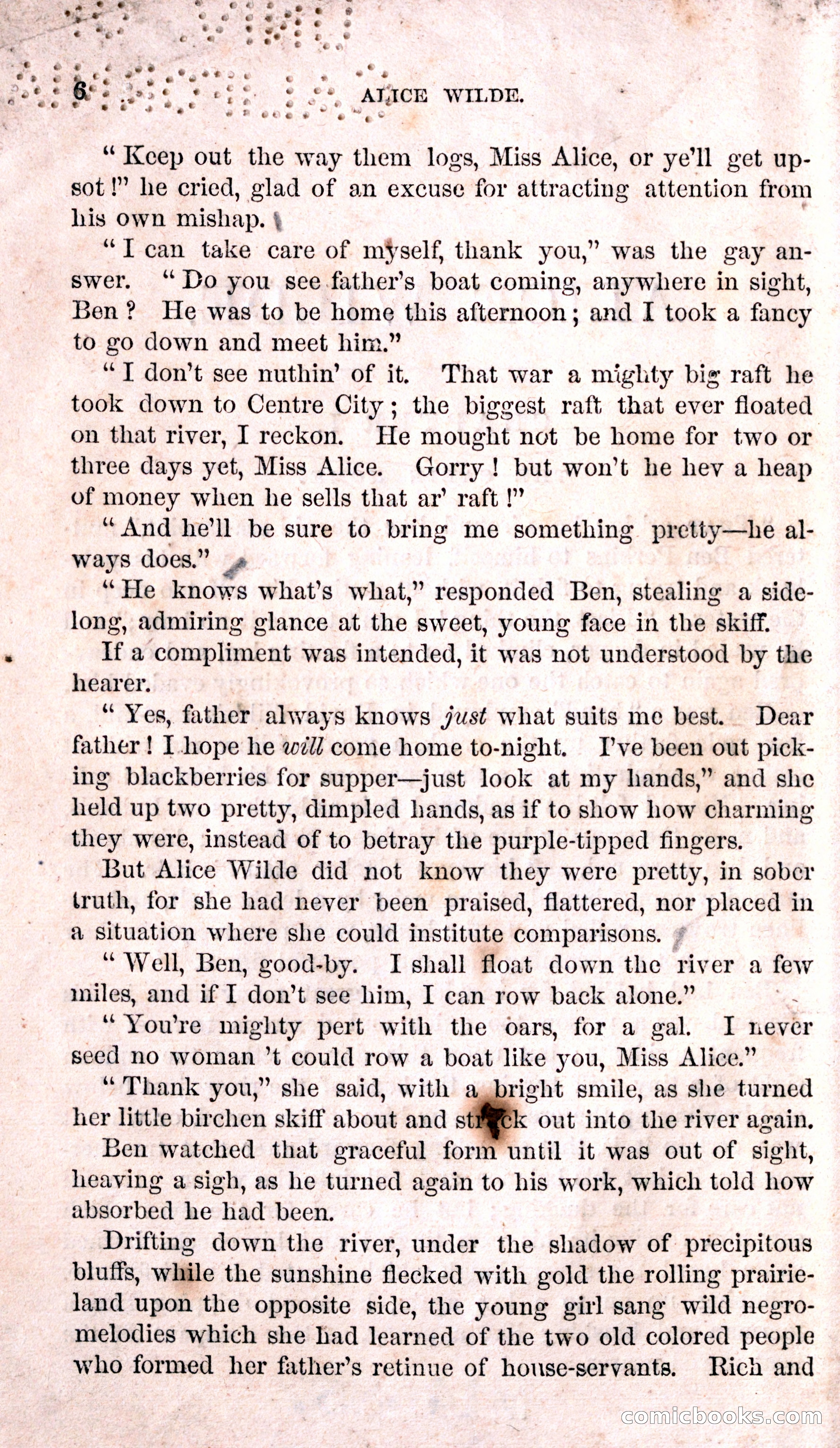 Alice Wilde: The Raftsman's Daughter — page 10 of 140