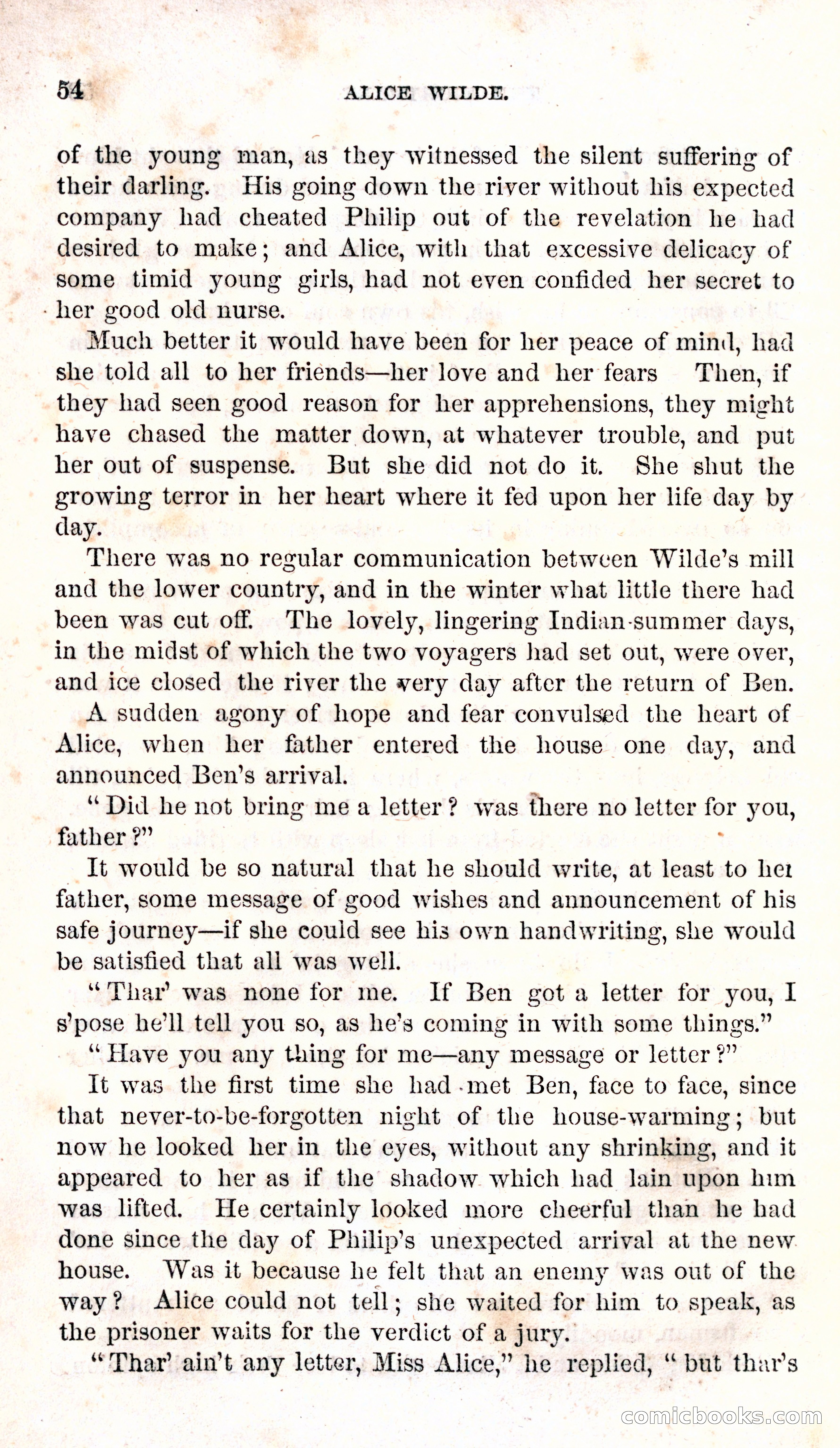 Alice Wilde: The Raftsman's Daughter — page 58 of 140