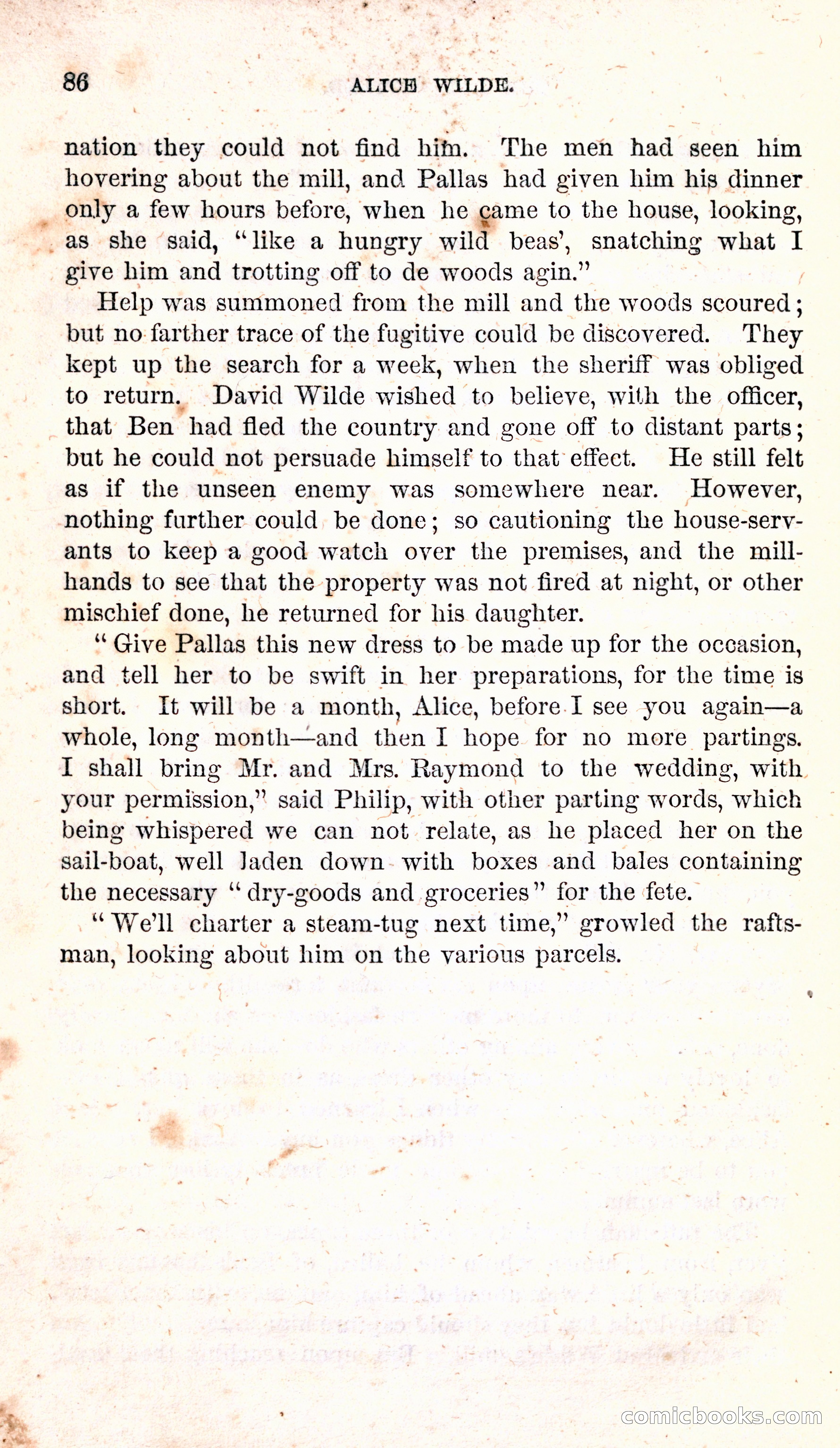 Alice Wilde: The Raftsman's Daughter — page 90 of 140