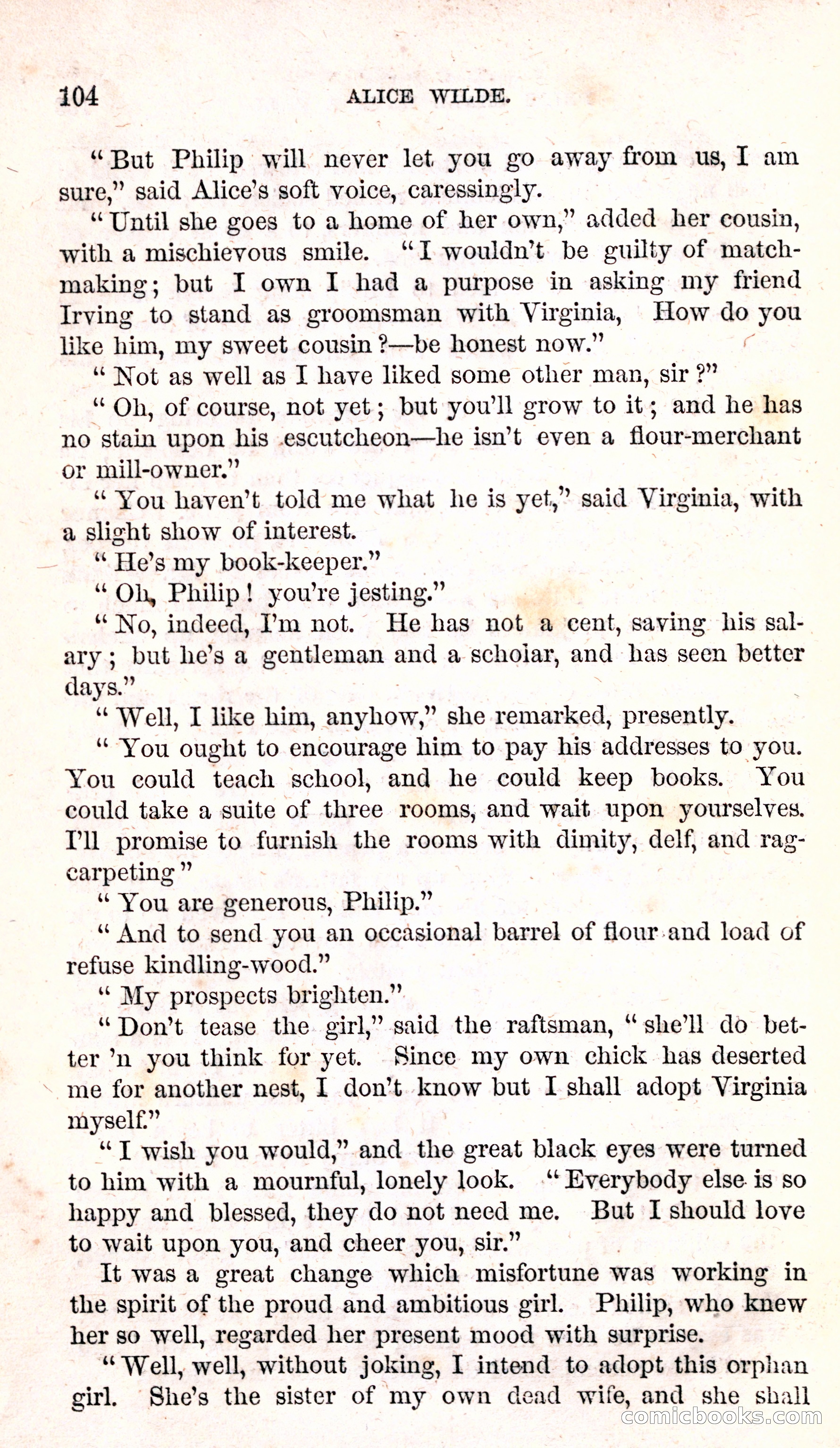 Alice Wilde: The Raftsman's Daughter — page 108 of 140