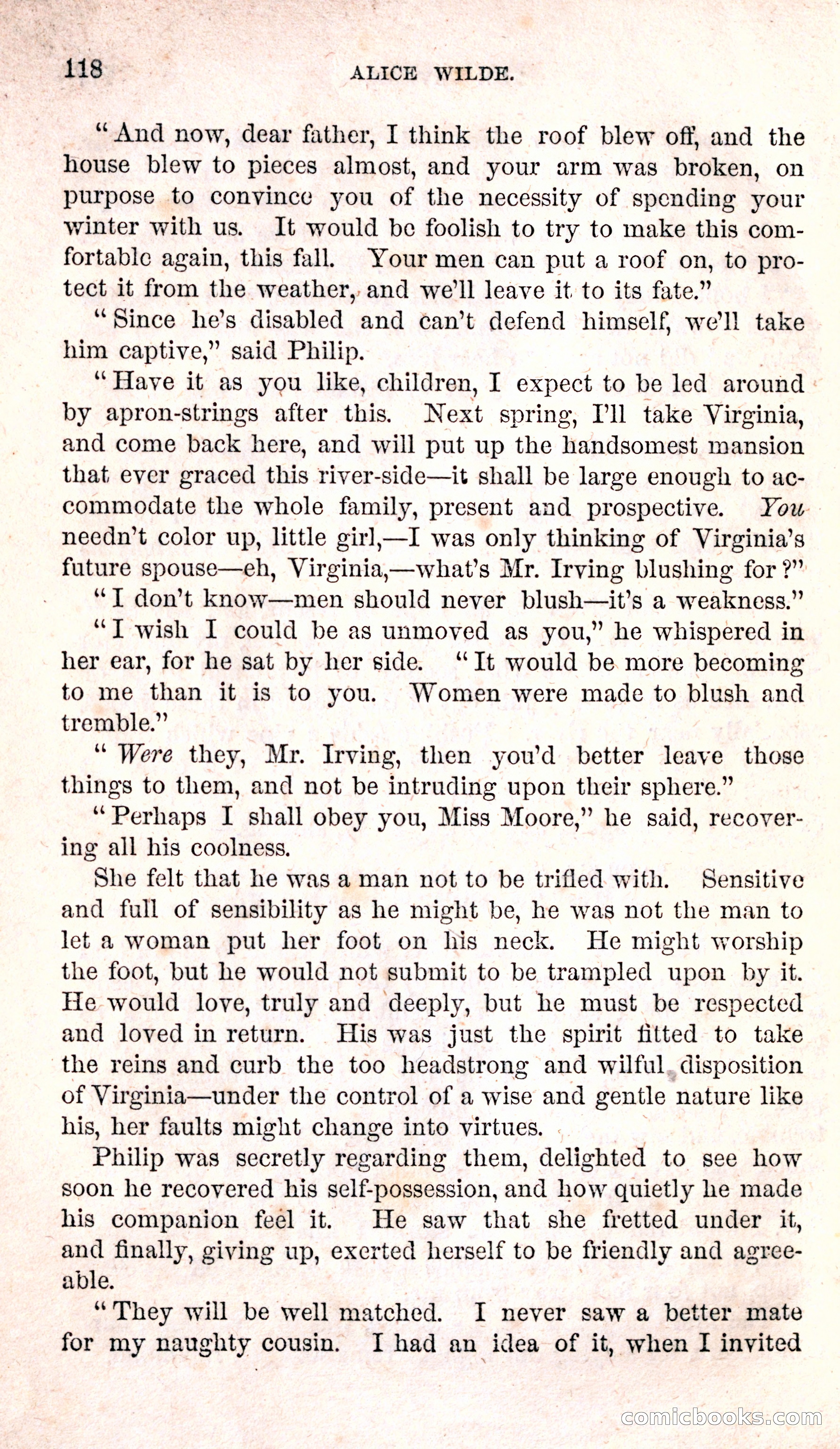 Alice Wilde: The Raftsman's Daughter — page 122 of 140