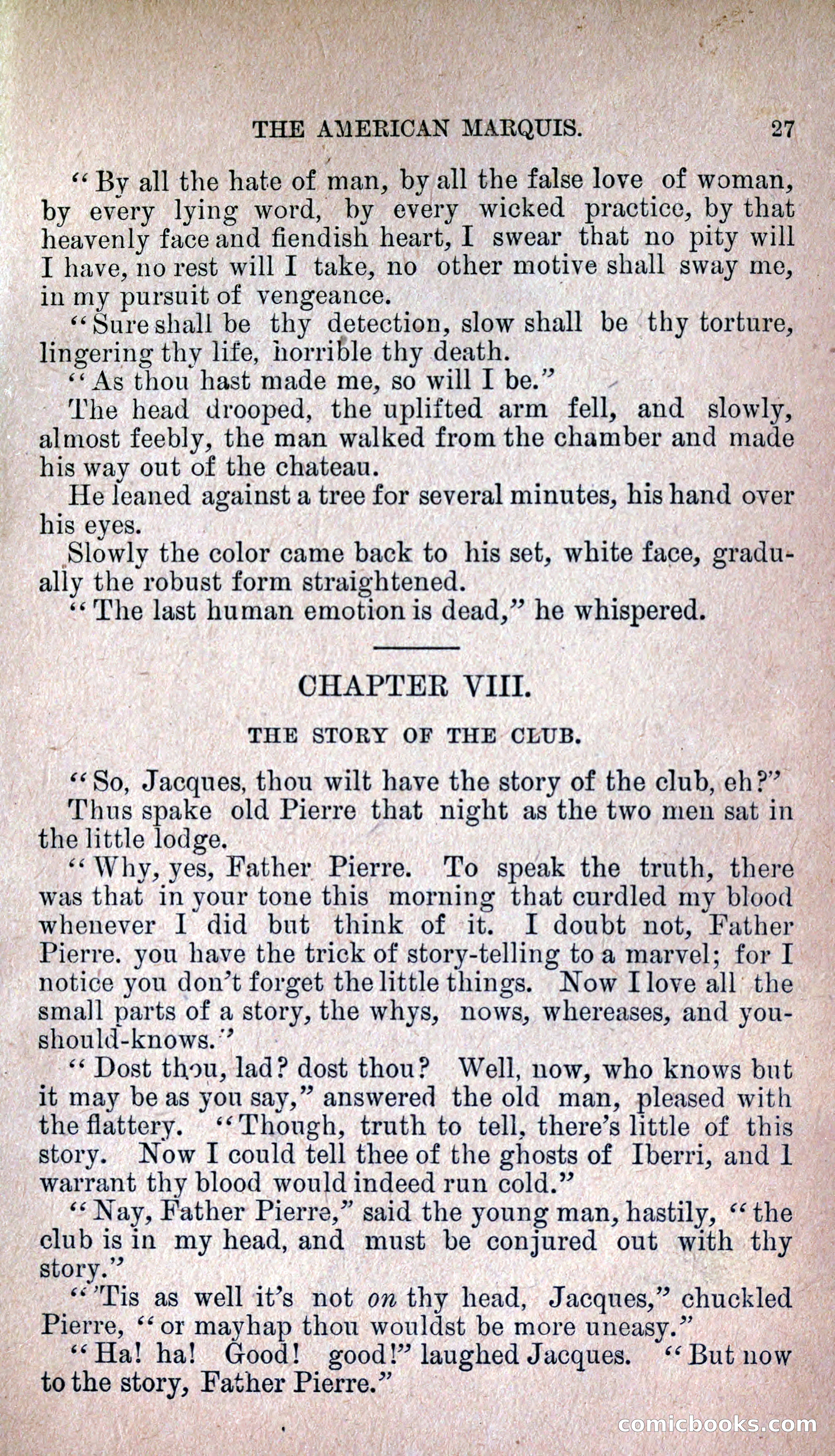 The American Marquis by Nick Carter — page 31 of 216