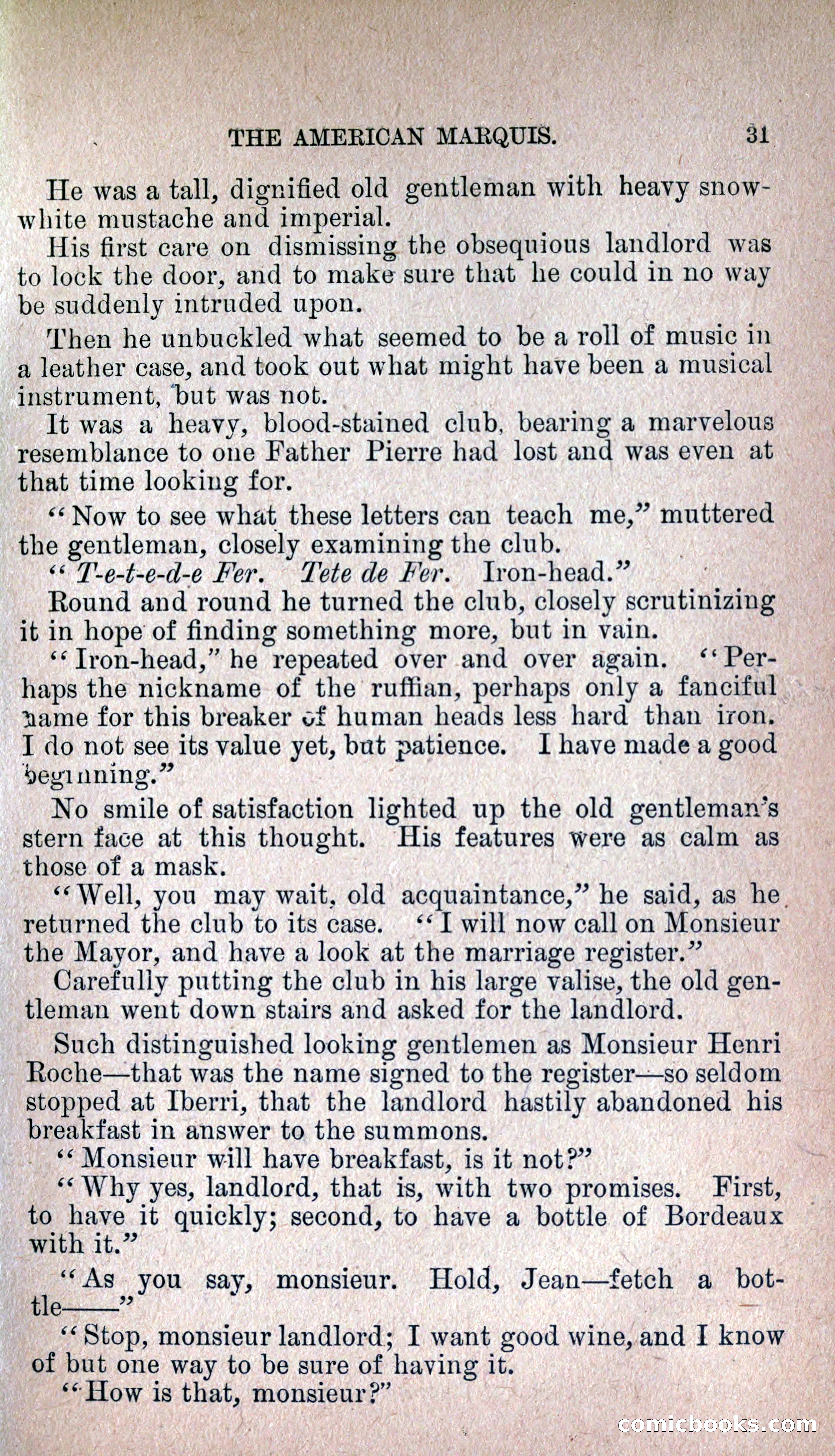 The American Marquis by Nick Carter — page 35 of 216