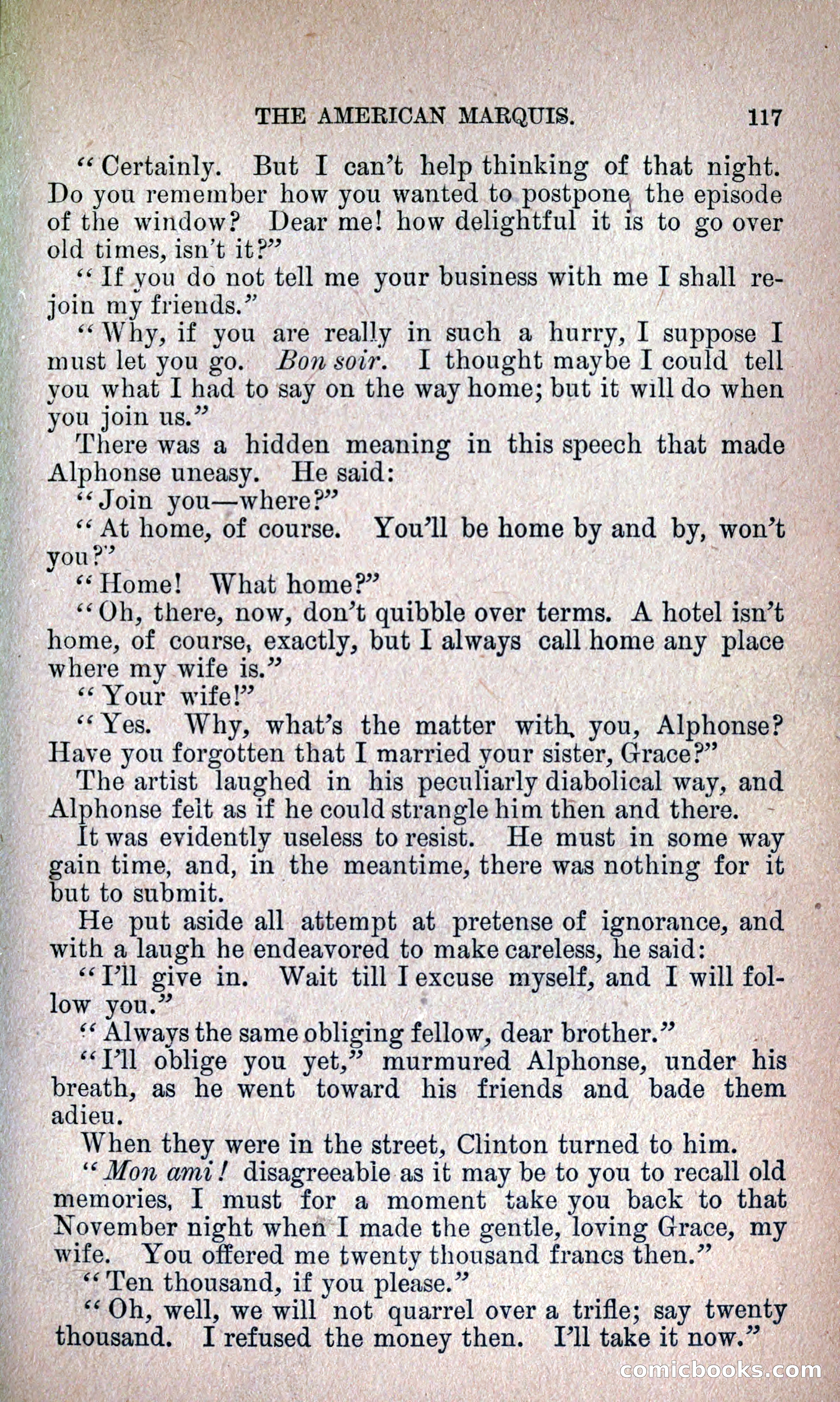 The American Marquis by Nick Carter — page 121 of 216