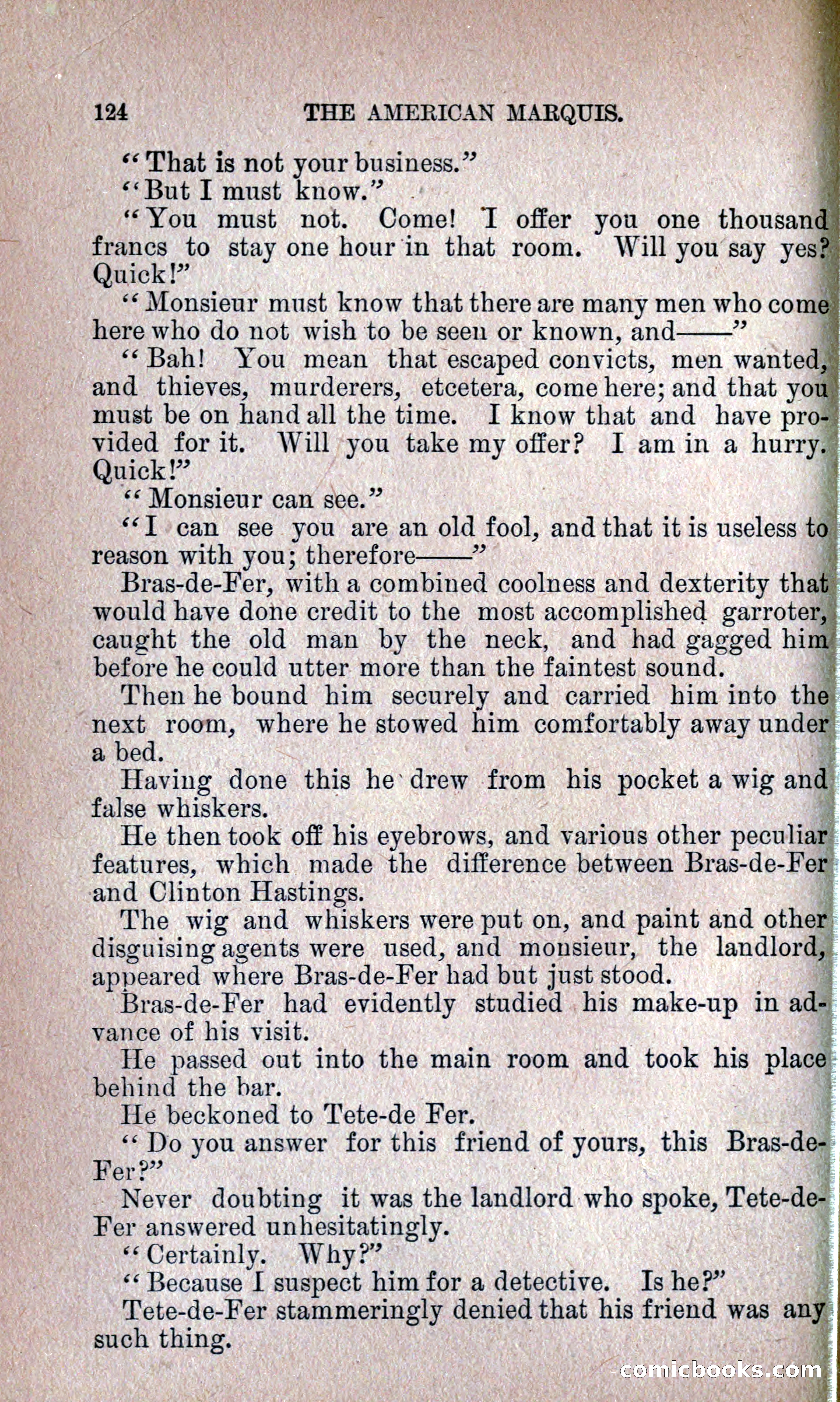 The American Marquis by Nick Carter — page 128 of 216