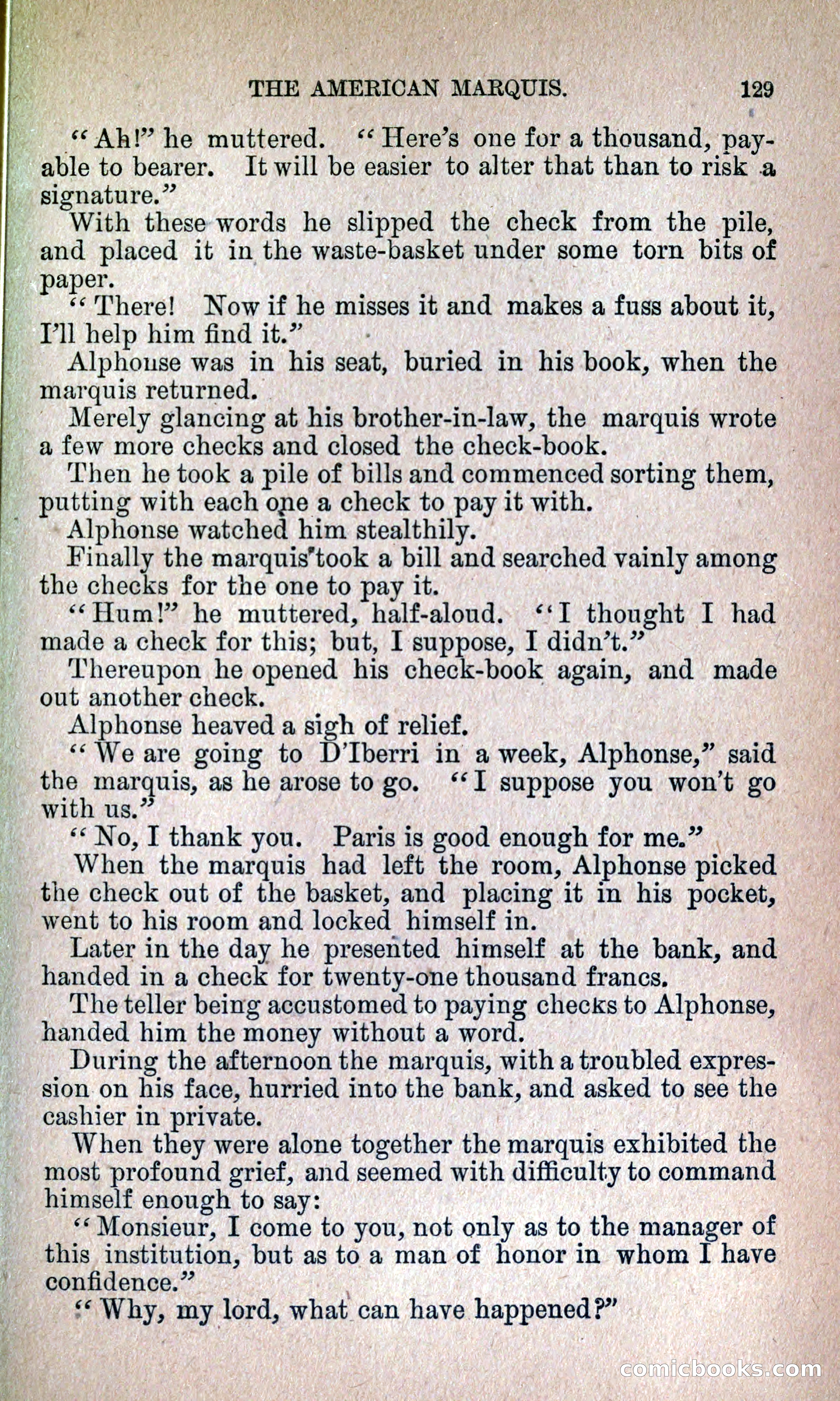 The American Marquis by Nick Carter — page 133 of 216