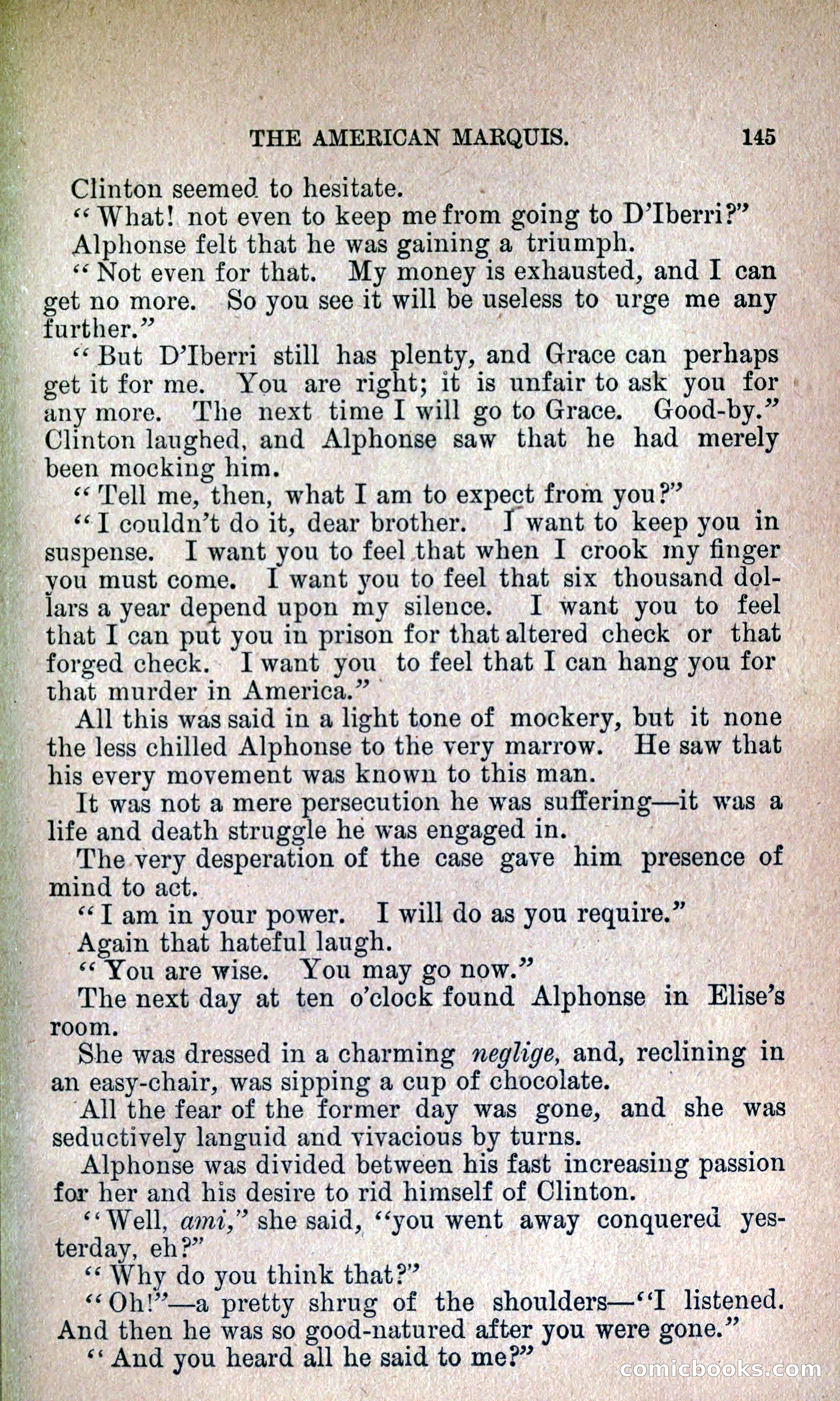 The American Marquis by Nick Carter — page 149 of 216