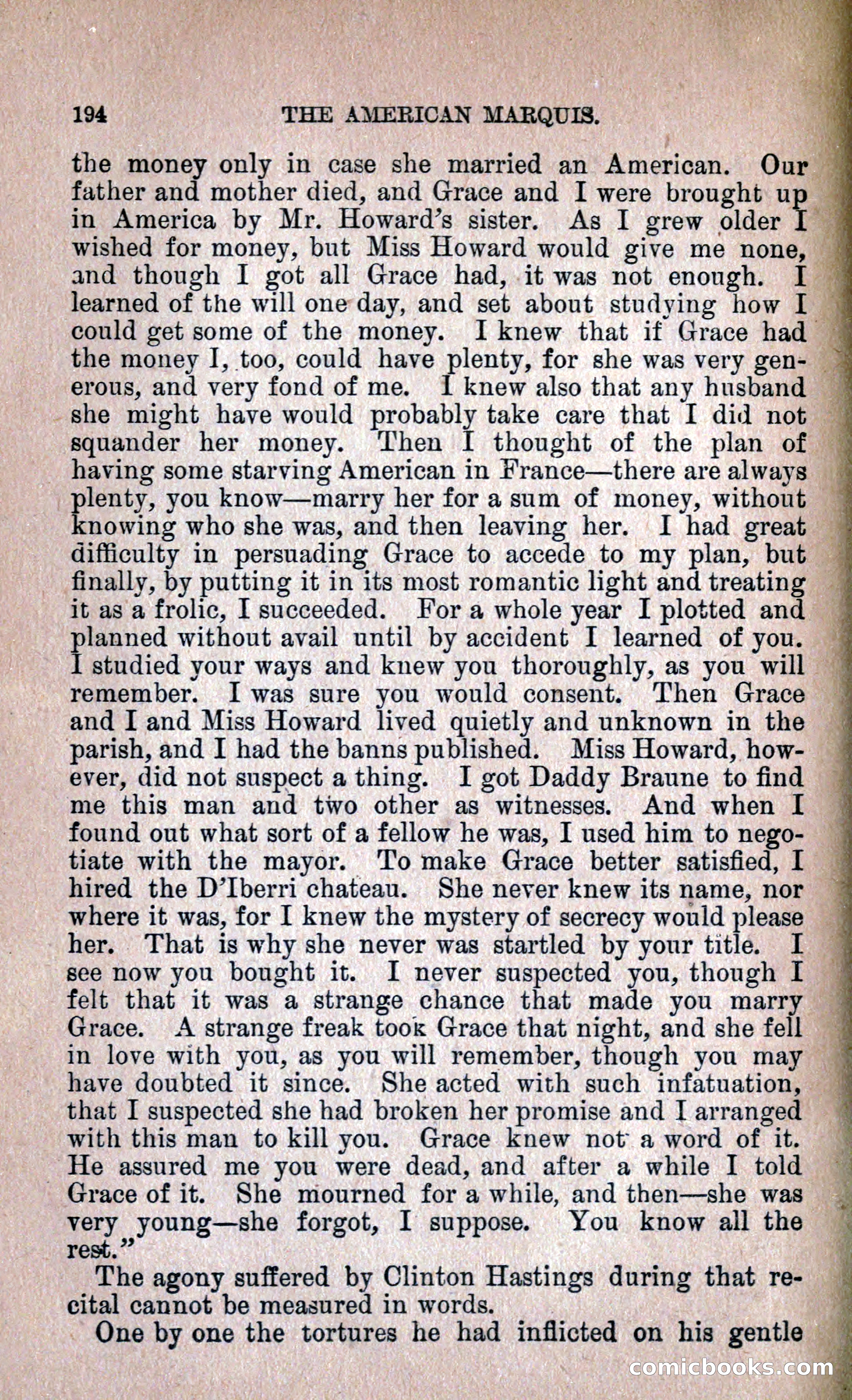 The American Marquis by Nick Carter — page 198 of 216