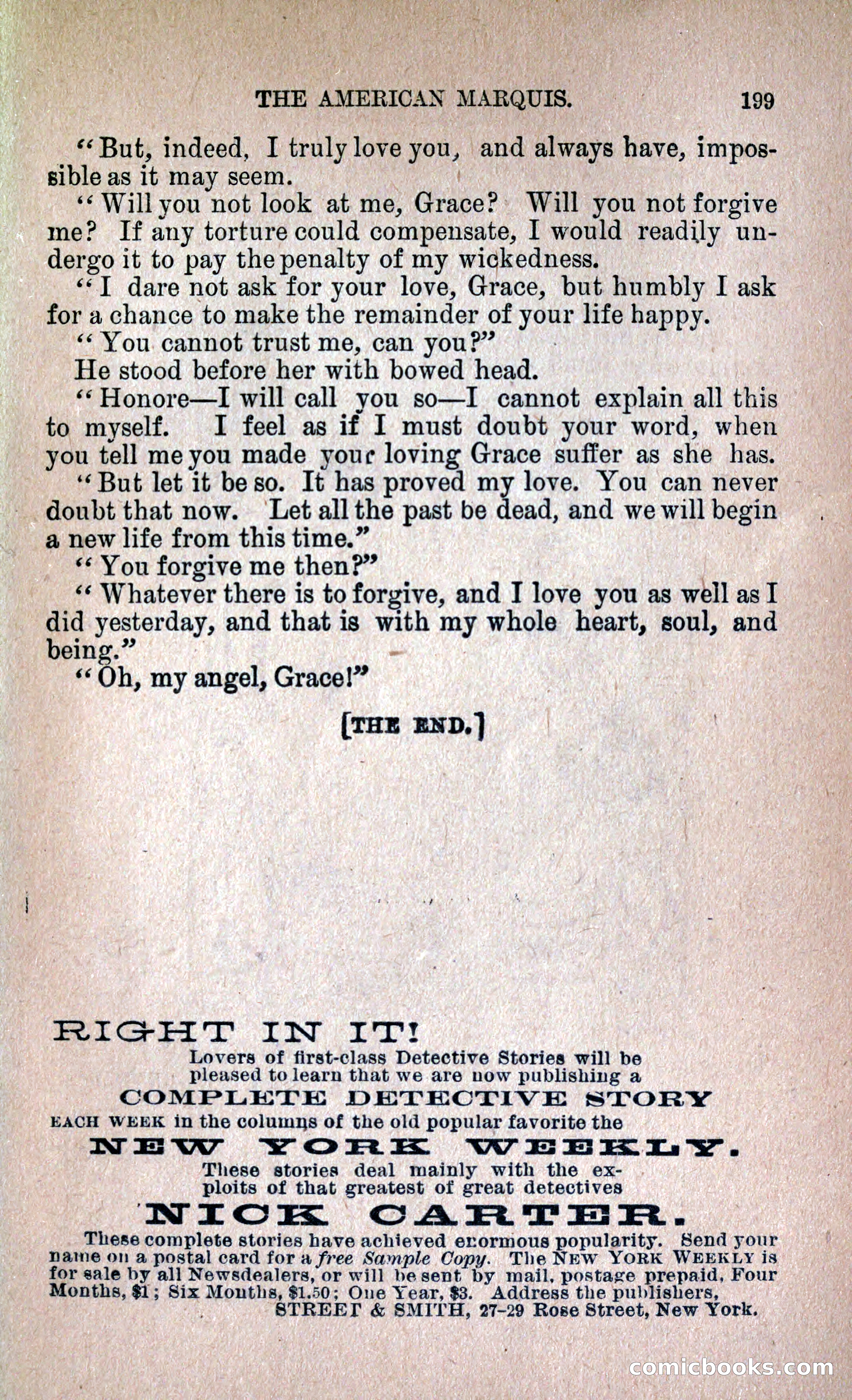 The American Marquis by Nick Carter — page 203 of 216