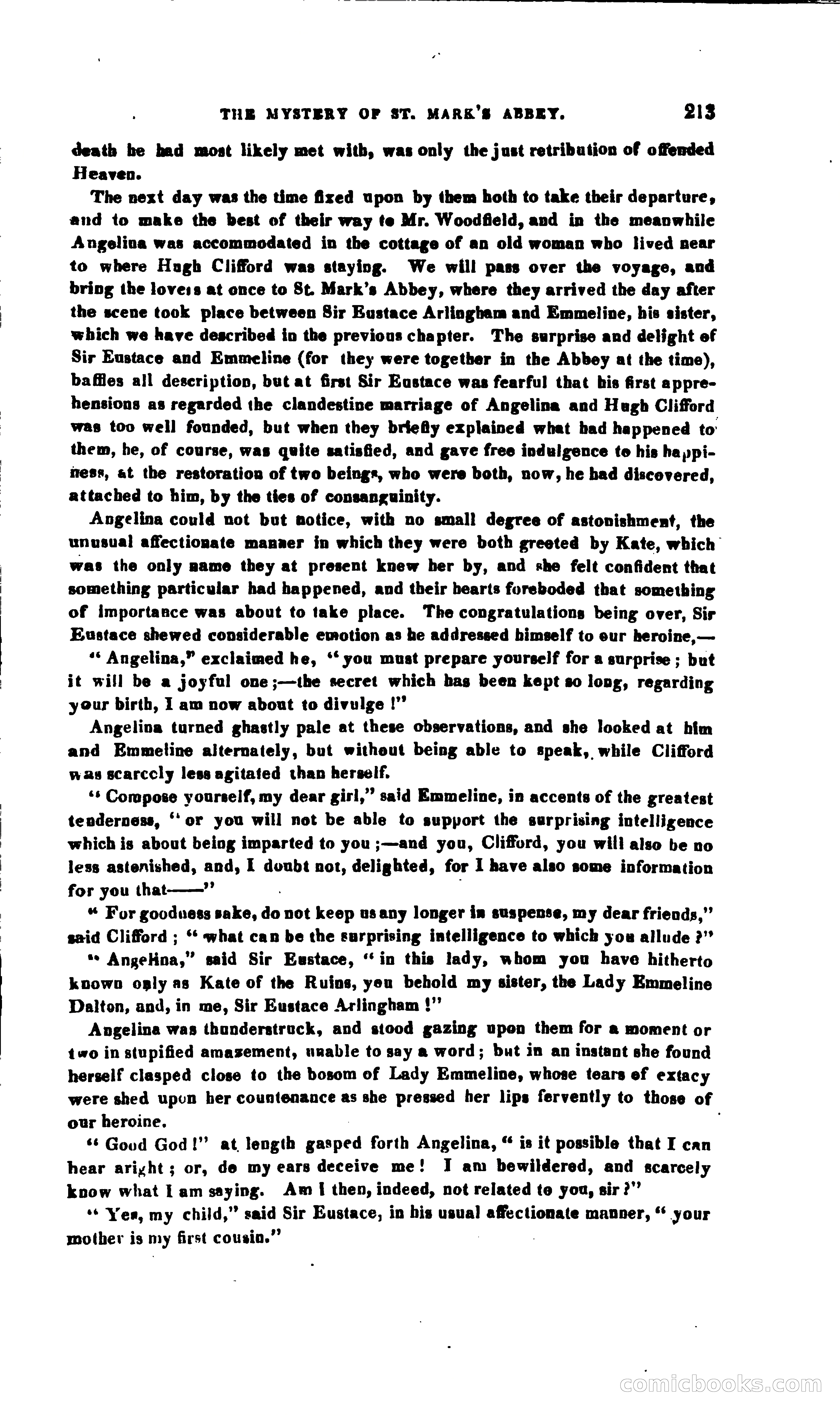 Angelina: Or, The Mystery of St. Mark's Abbey — page 226 of 248