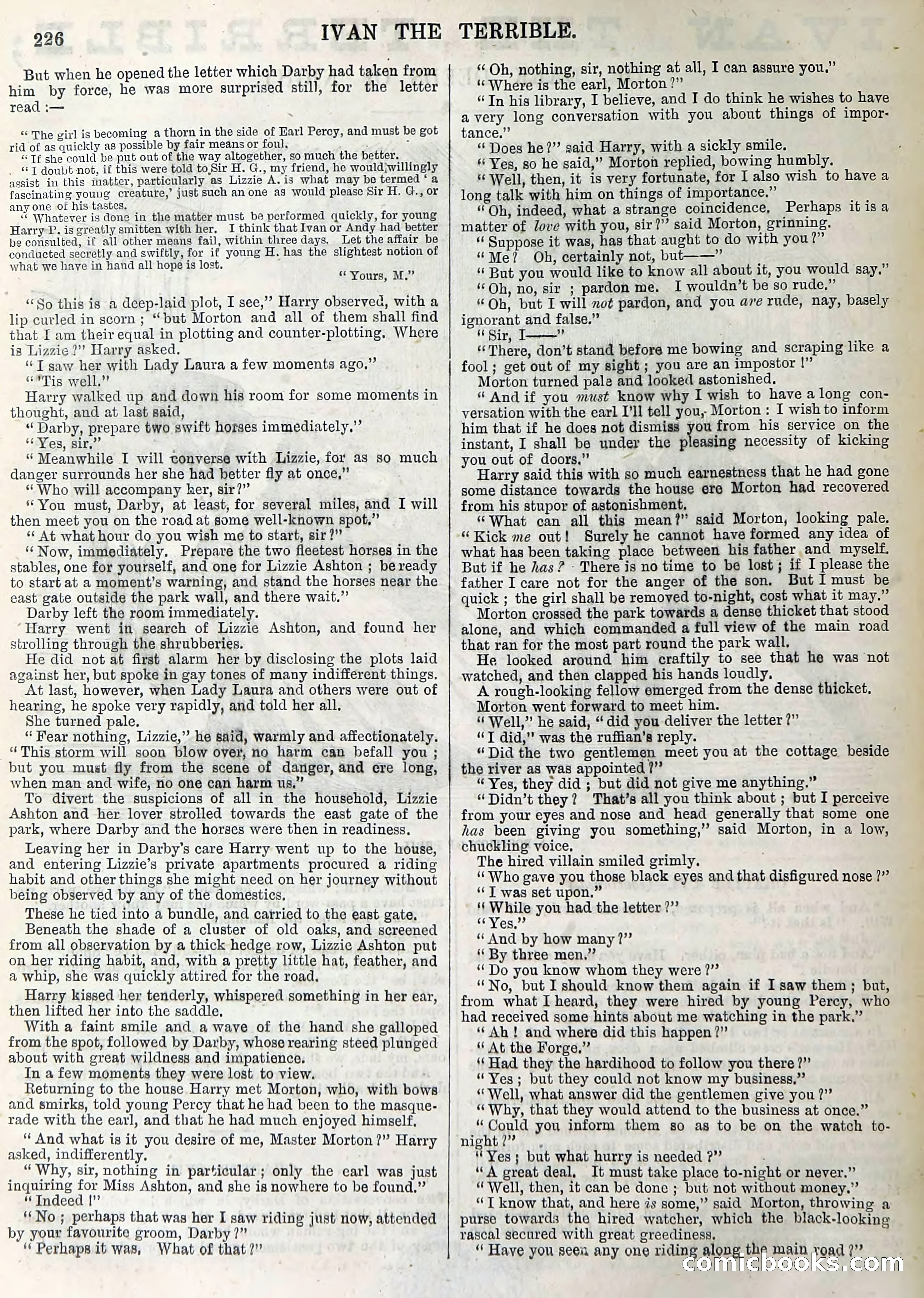 Ivan the Terrible; or, Dark Deeds of Night — page 230 of 276