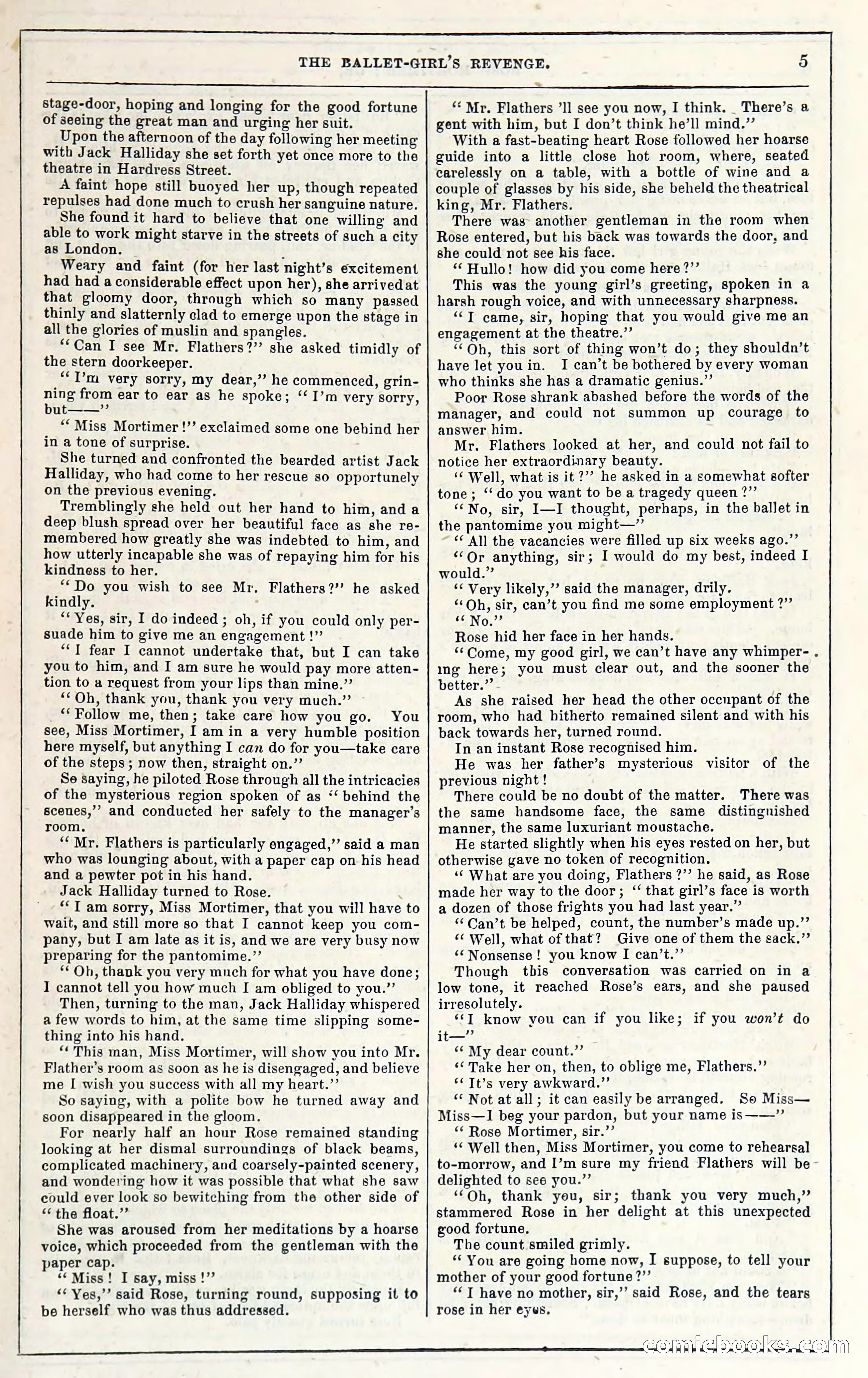 Rose Mortimer; Or, The Ballet-Girl's Revenge — page 13 of 204