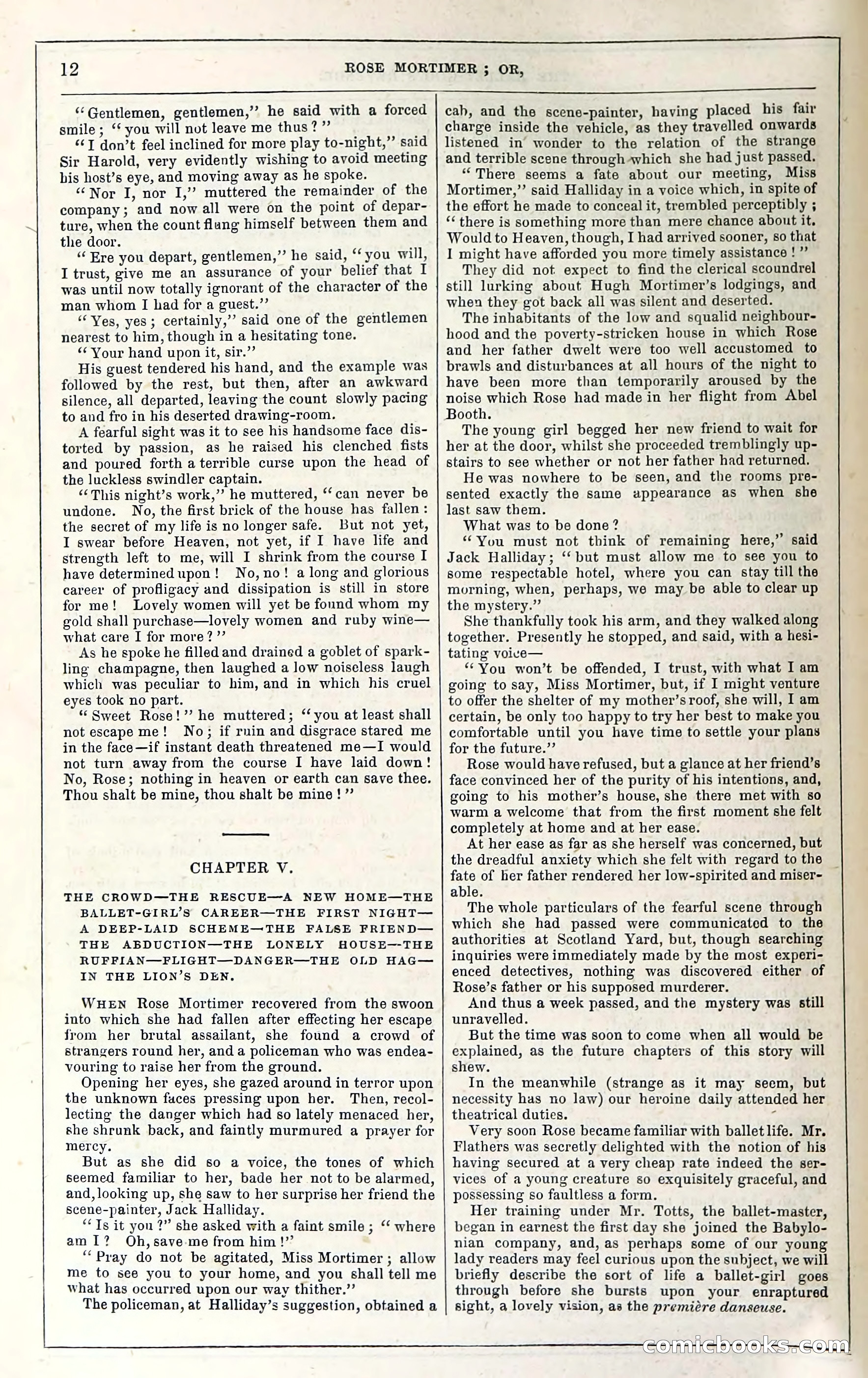 Rose Mortimer; Or, The Ballet-Girl's Revenge — page 20 of 204