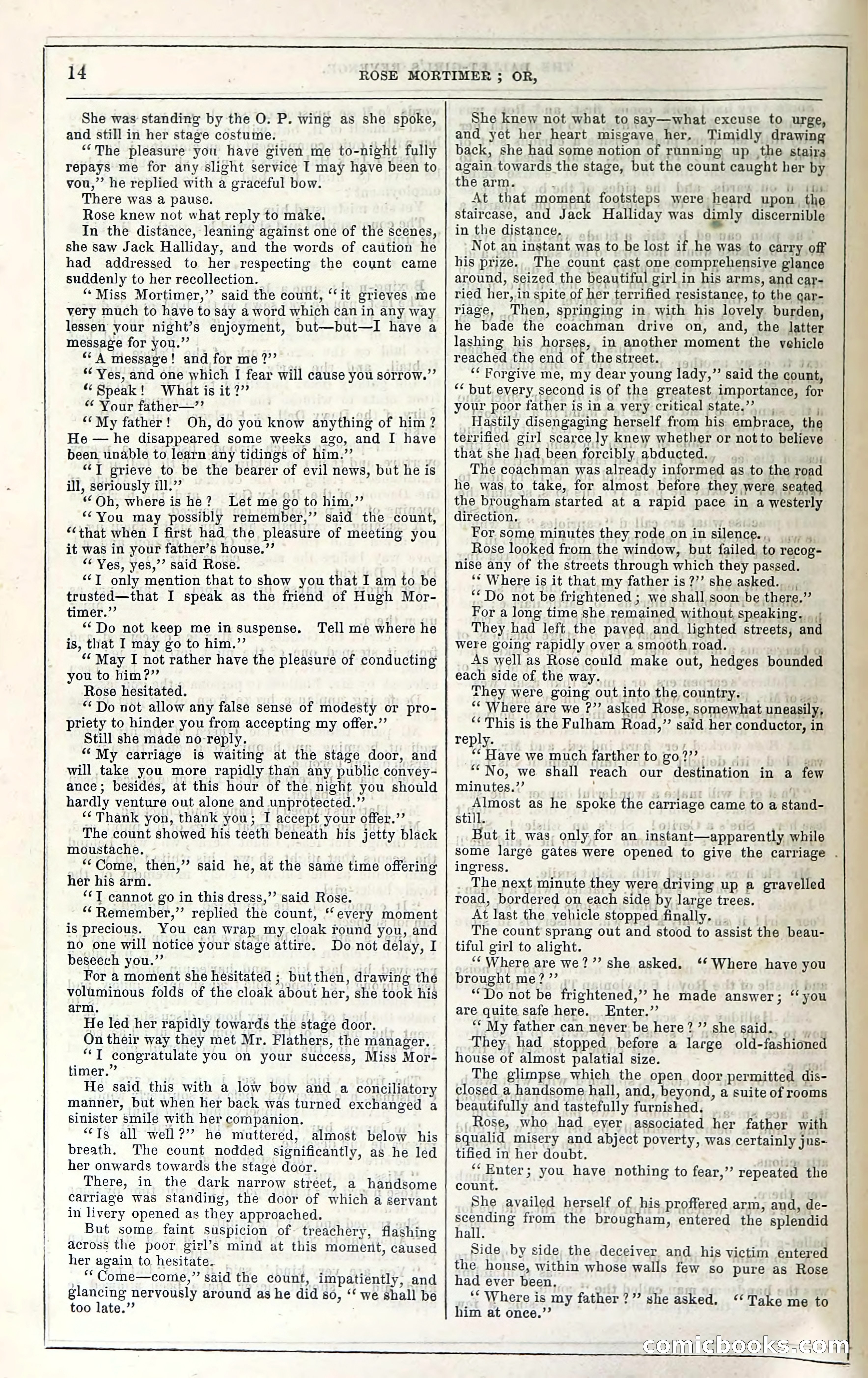 Rose Mortimer; Or, The Ballet-Girl's Revenge — page 22 of 204