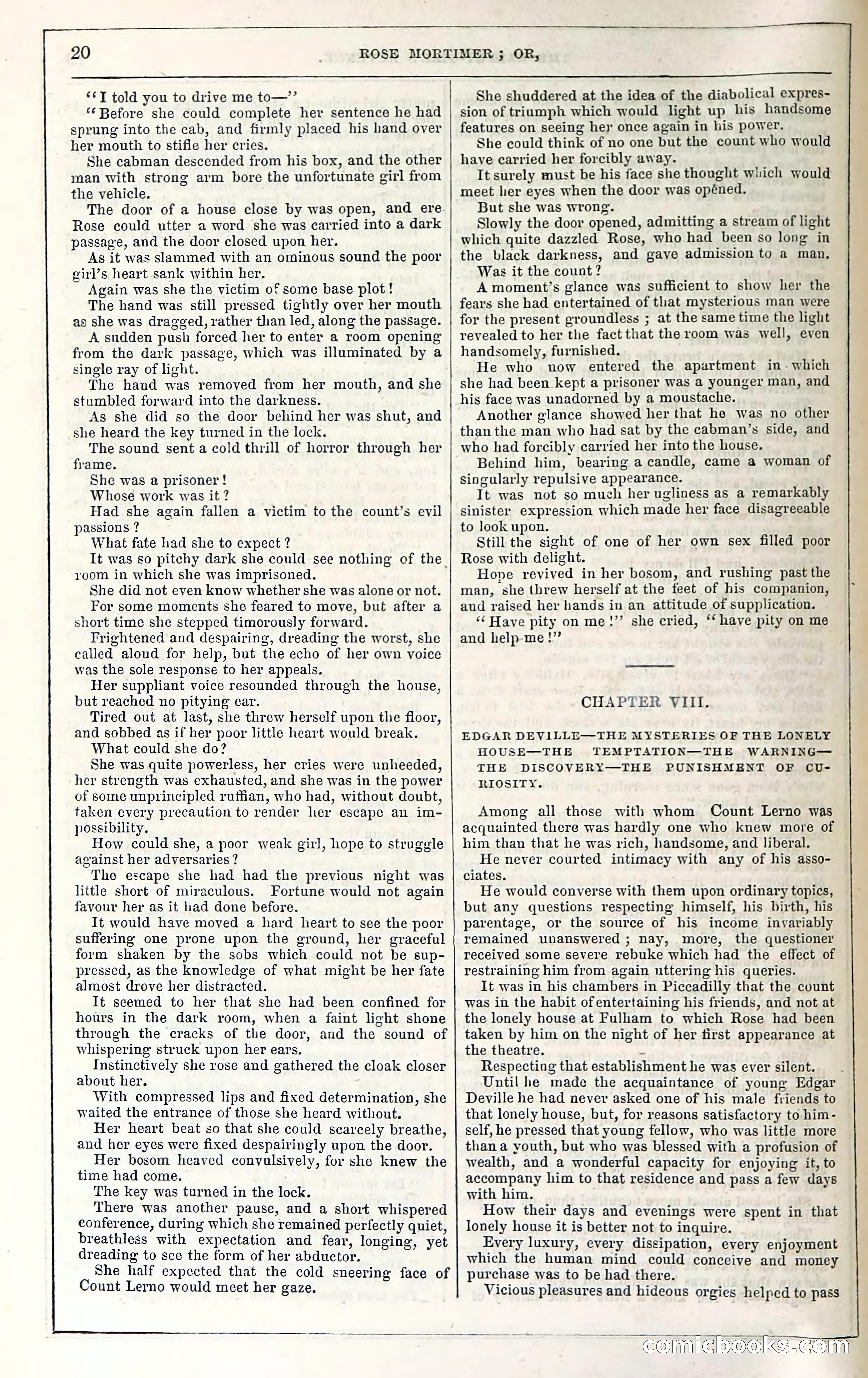 Rose Mortimer; Or, The Ballet-Girl's Revenge — page 26 of 204