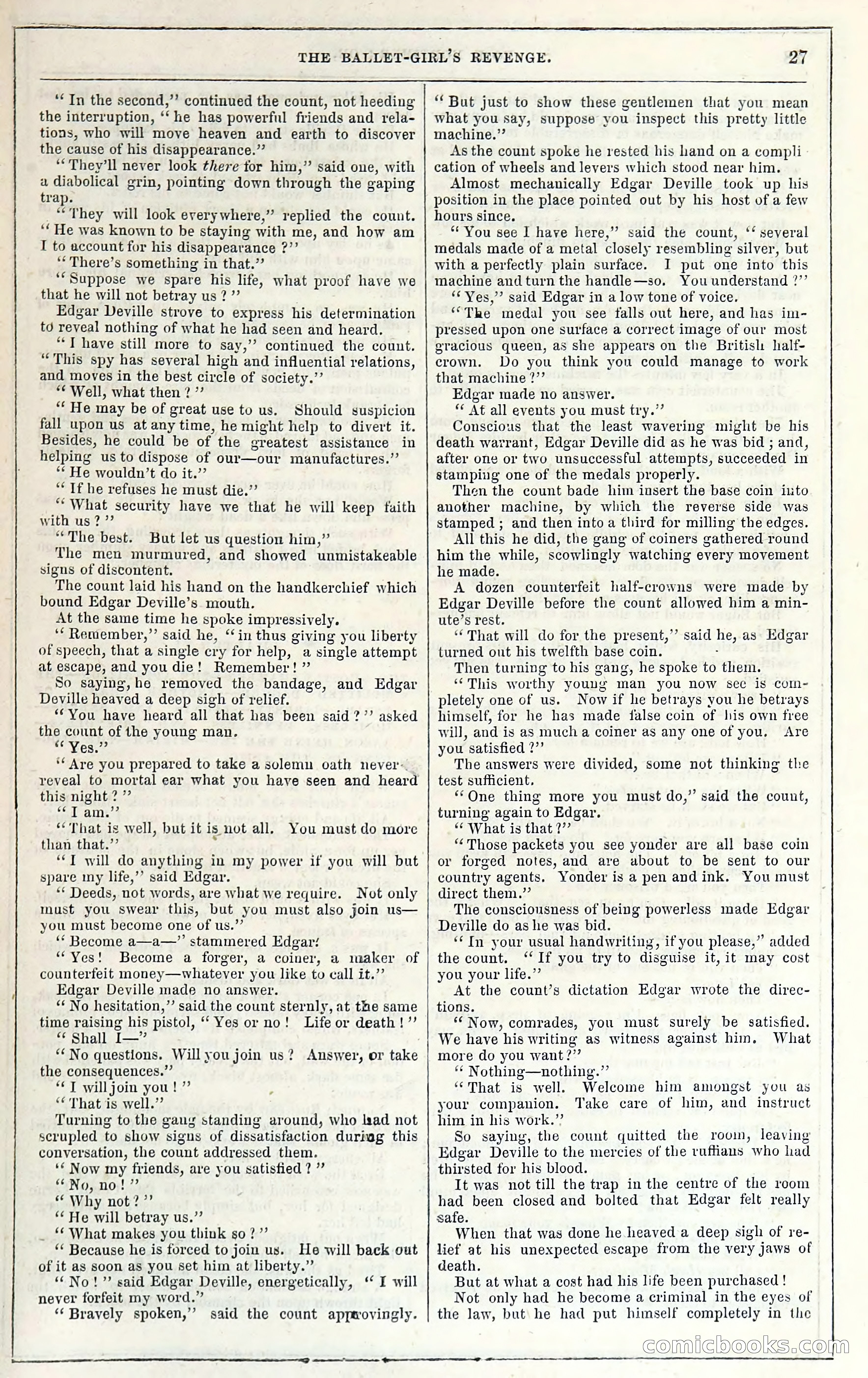 Rose Mortimer; Or, The Ballet-Girl's Revenge — page 33 of 204