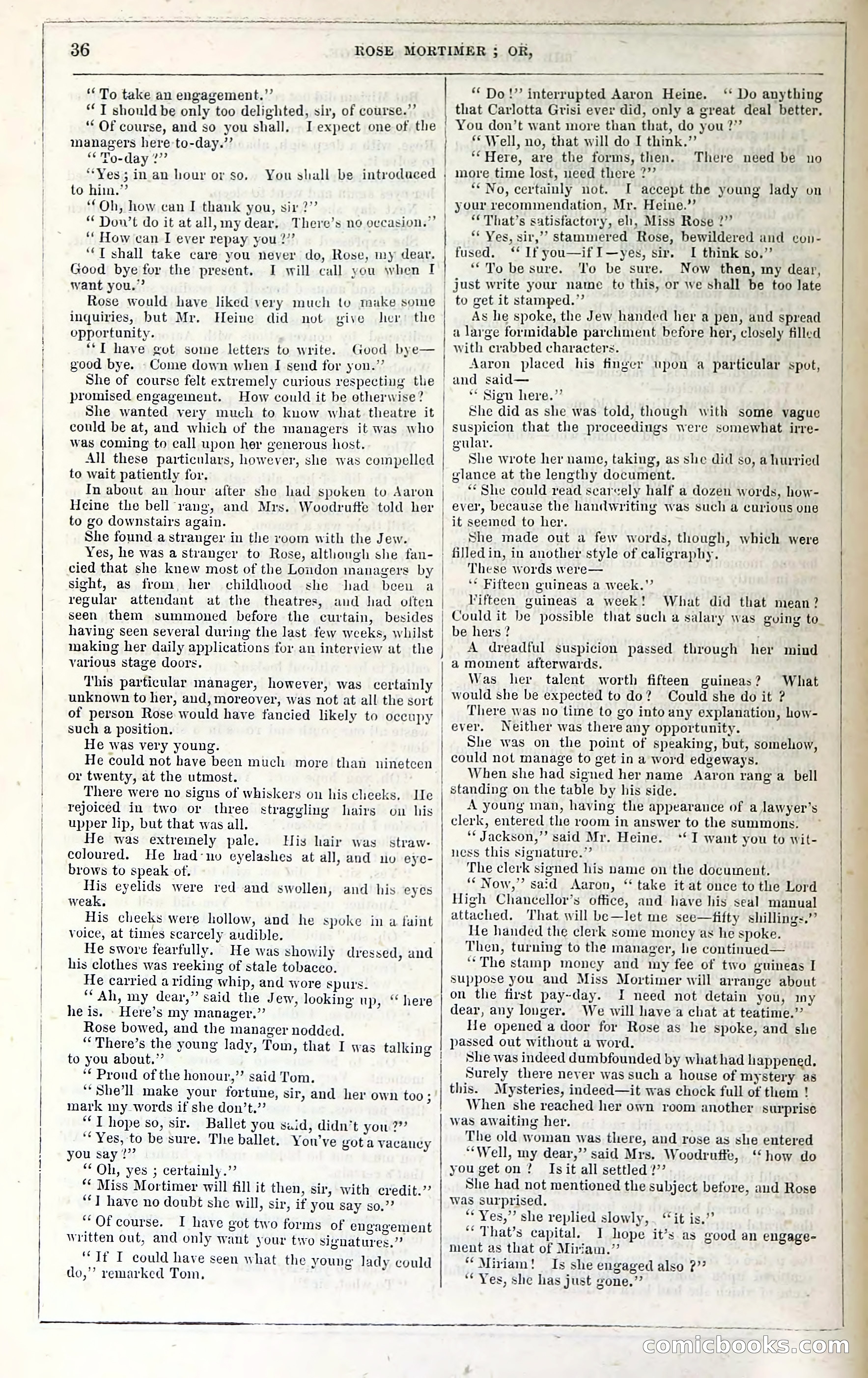 Rose Mortimer; Or, The Ballet-Girl's Revenge — page 42 of 204