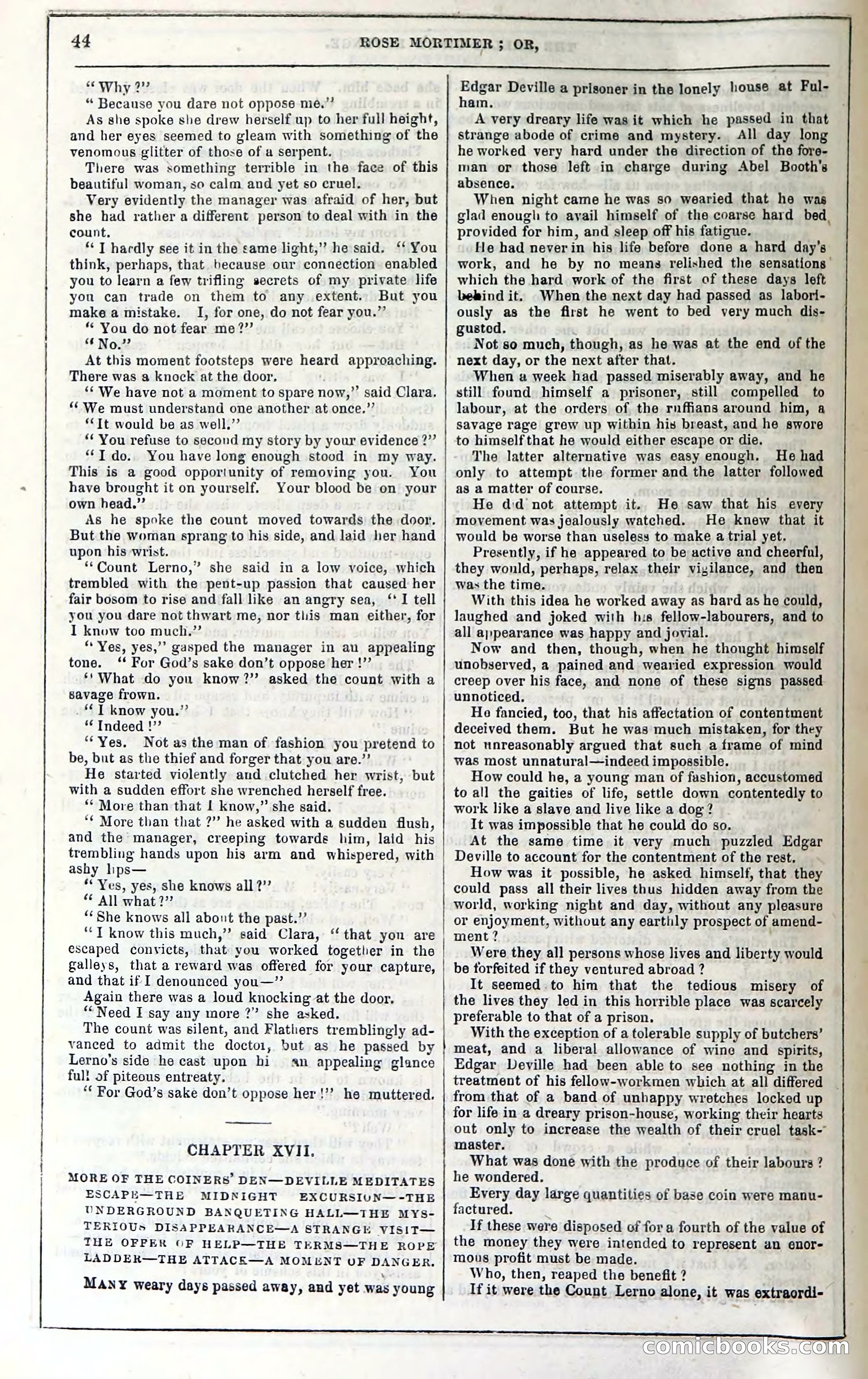 Rose Mortimer; Or, The Ballet-Girl's Revenge — page 50 of 204