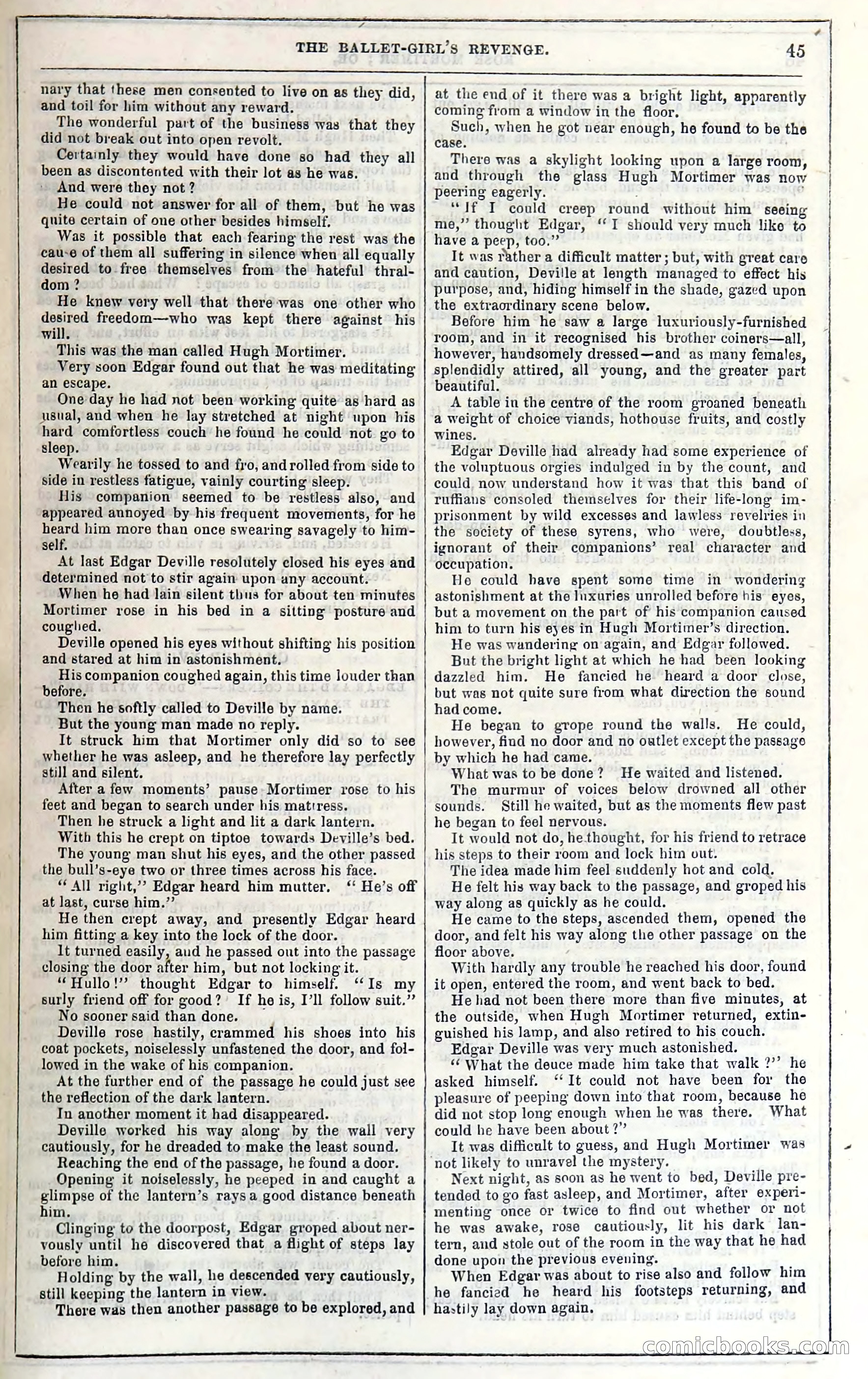Rose Mortimer; Or, The Ballet-Girl's Revenge — page 51 of 204