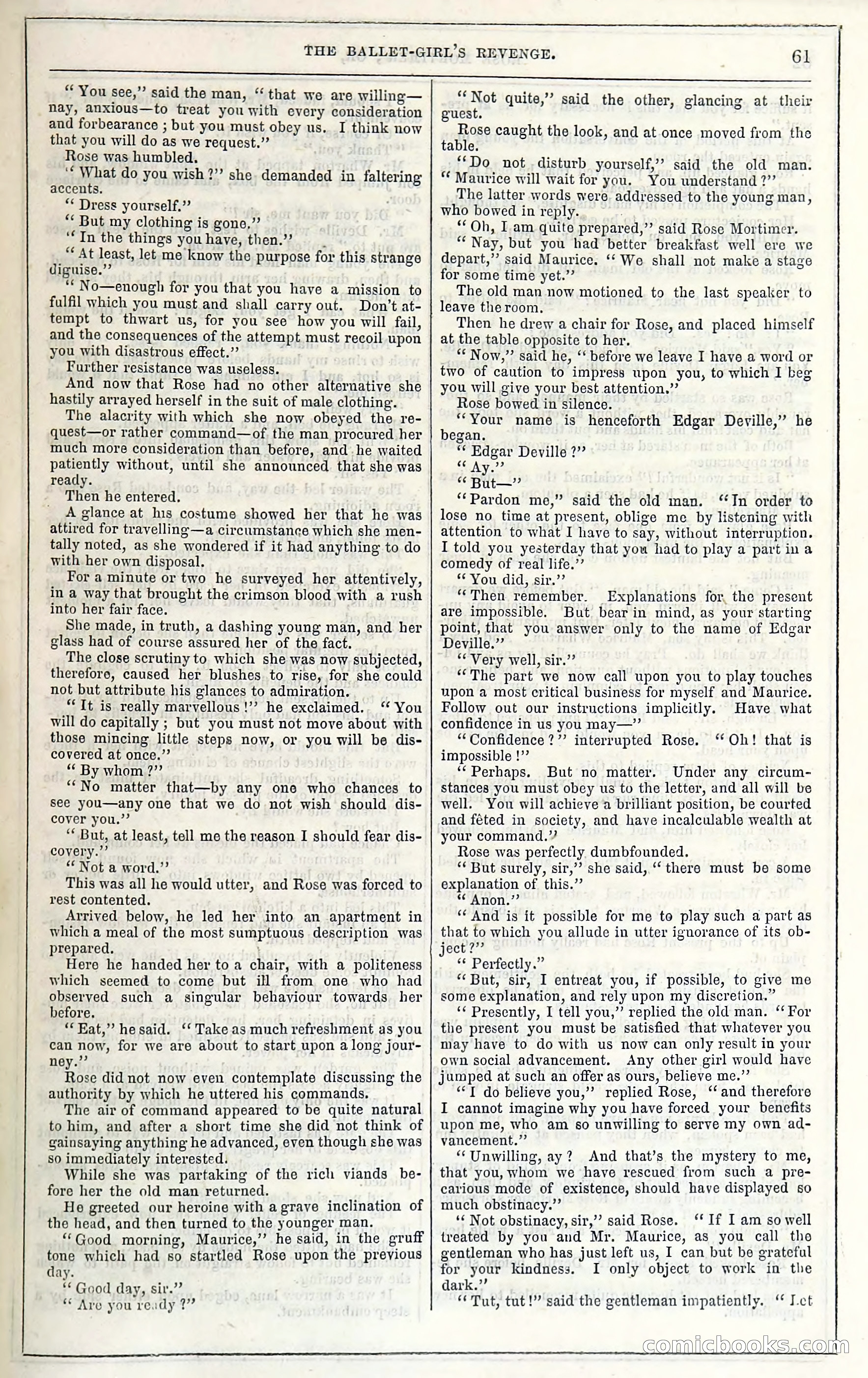 Rose Mortimer; Or, The Ballet-Girl's Revenge — page 67 of 204