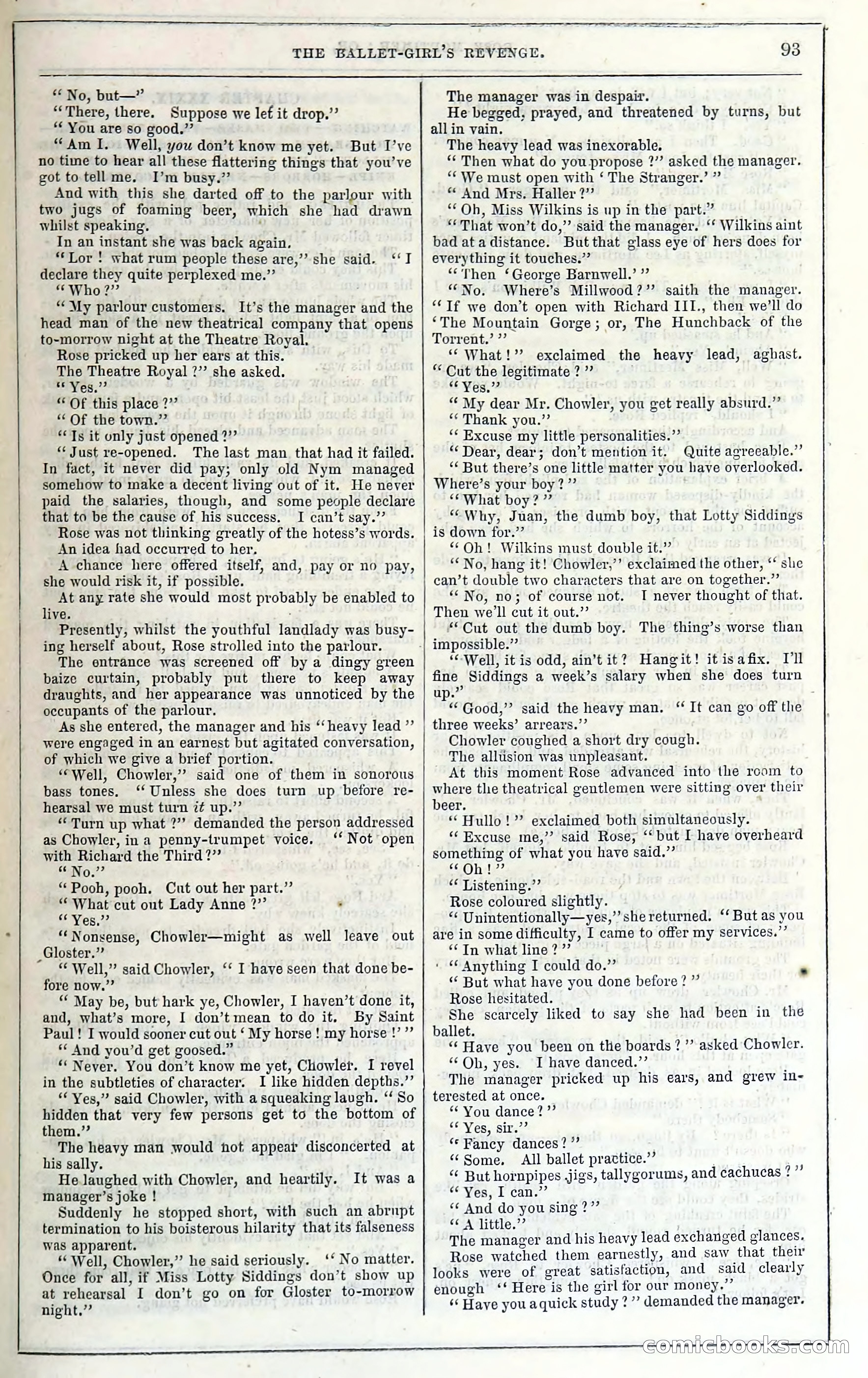Rose Mortimer; Or, The Ballet-Girl's Revenge — page 99 of 204